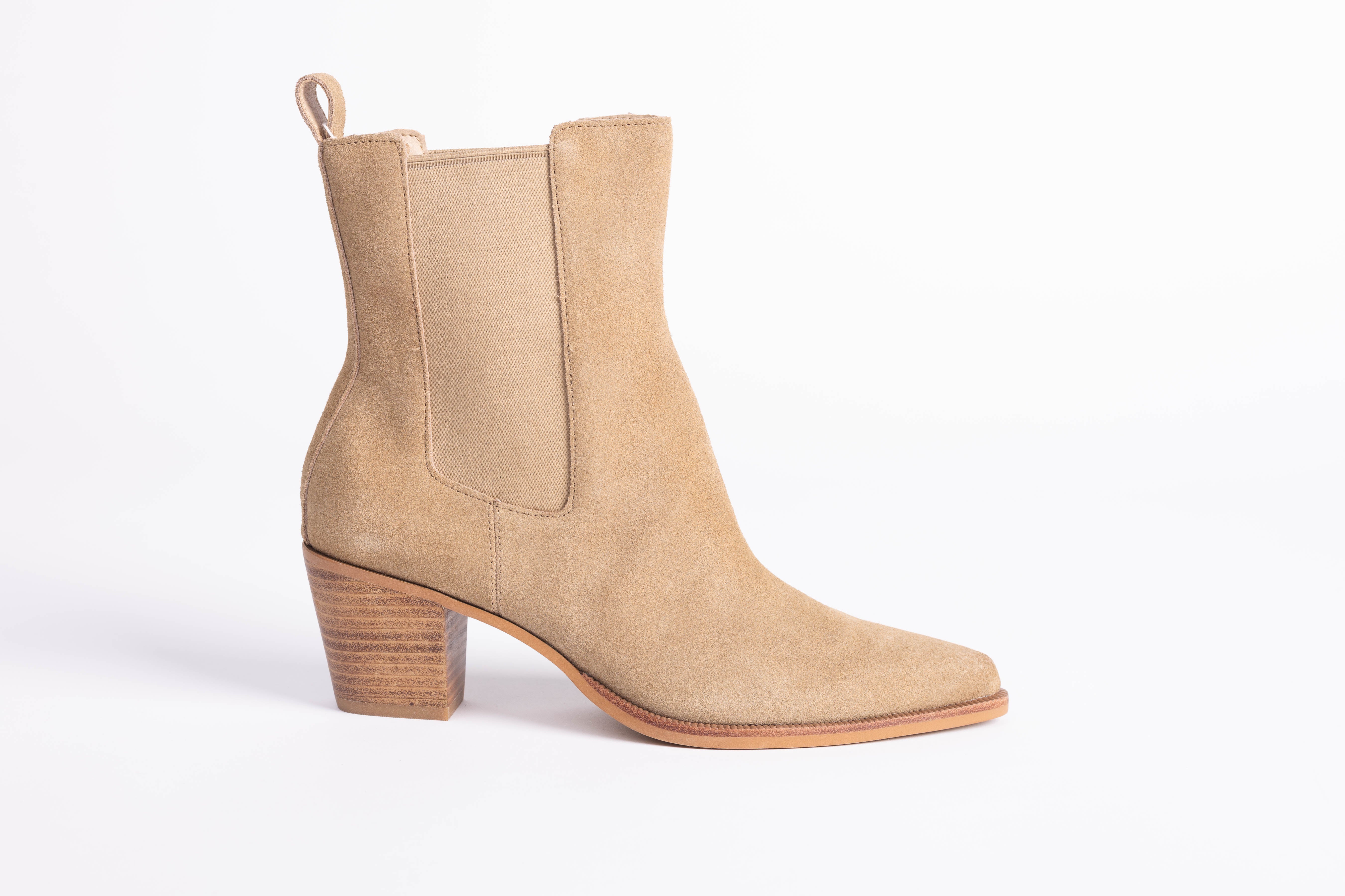 Dolce Vita Suede Booties Dolce Vita Amara Stella Suede Bootie-Toffee main image 3