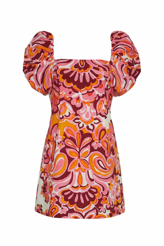 cara cara pink floral dress Cara Cara - Alba Midi Dress