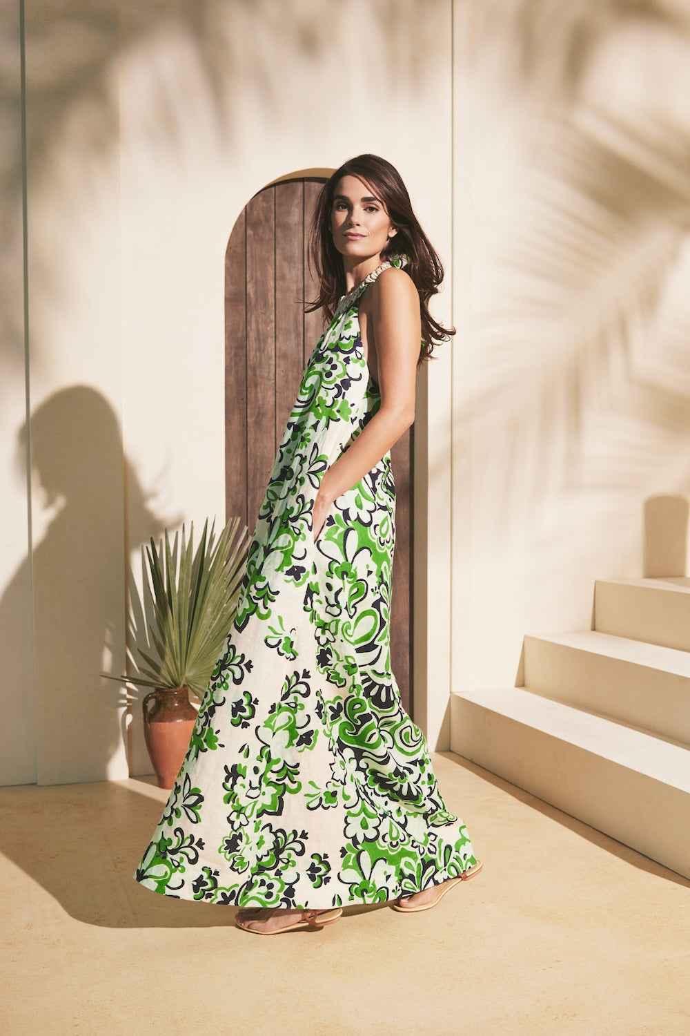 Cara Cara Aimee Dress In Estelle Mint