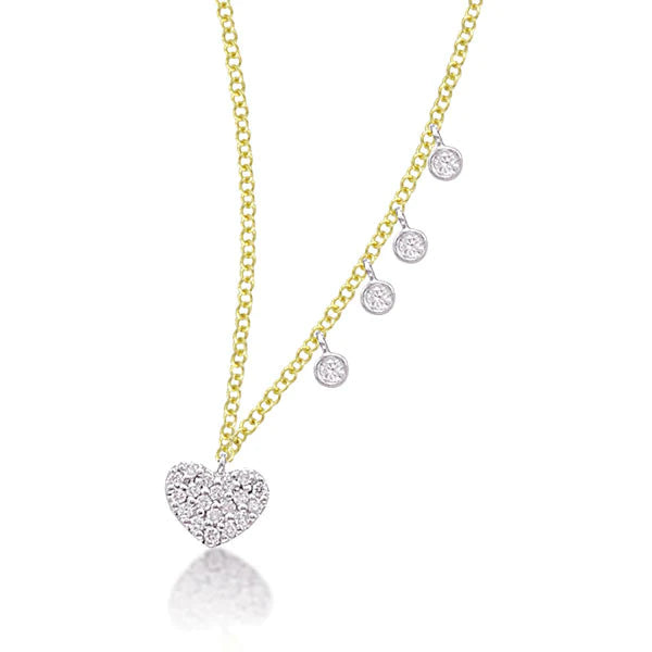Dainty Cross Diamond Necklace - BJ1N9354