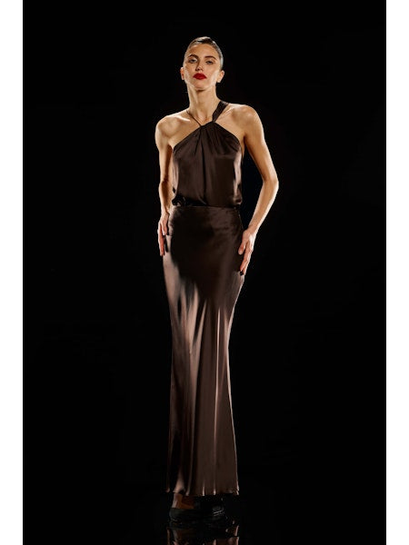 the sei asymmetrical dress THE SEI ASYMMETRICAL DRAPED DRESS