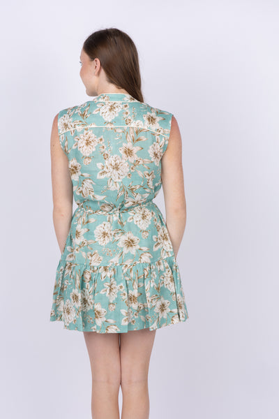 Christy Lynn Lucie Dress in Turquoise Magno