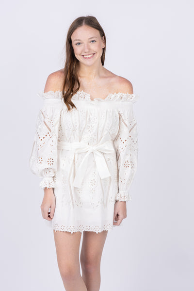 Christy Lynn SuSu Dress in Blanc