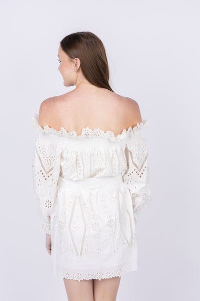 Christy Lynn SuSu Dress in Blanc
