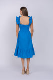 Gilner Farrar Tessa Dress in Blue Poplin