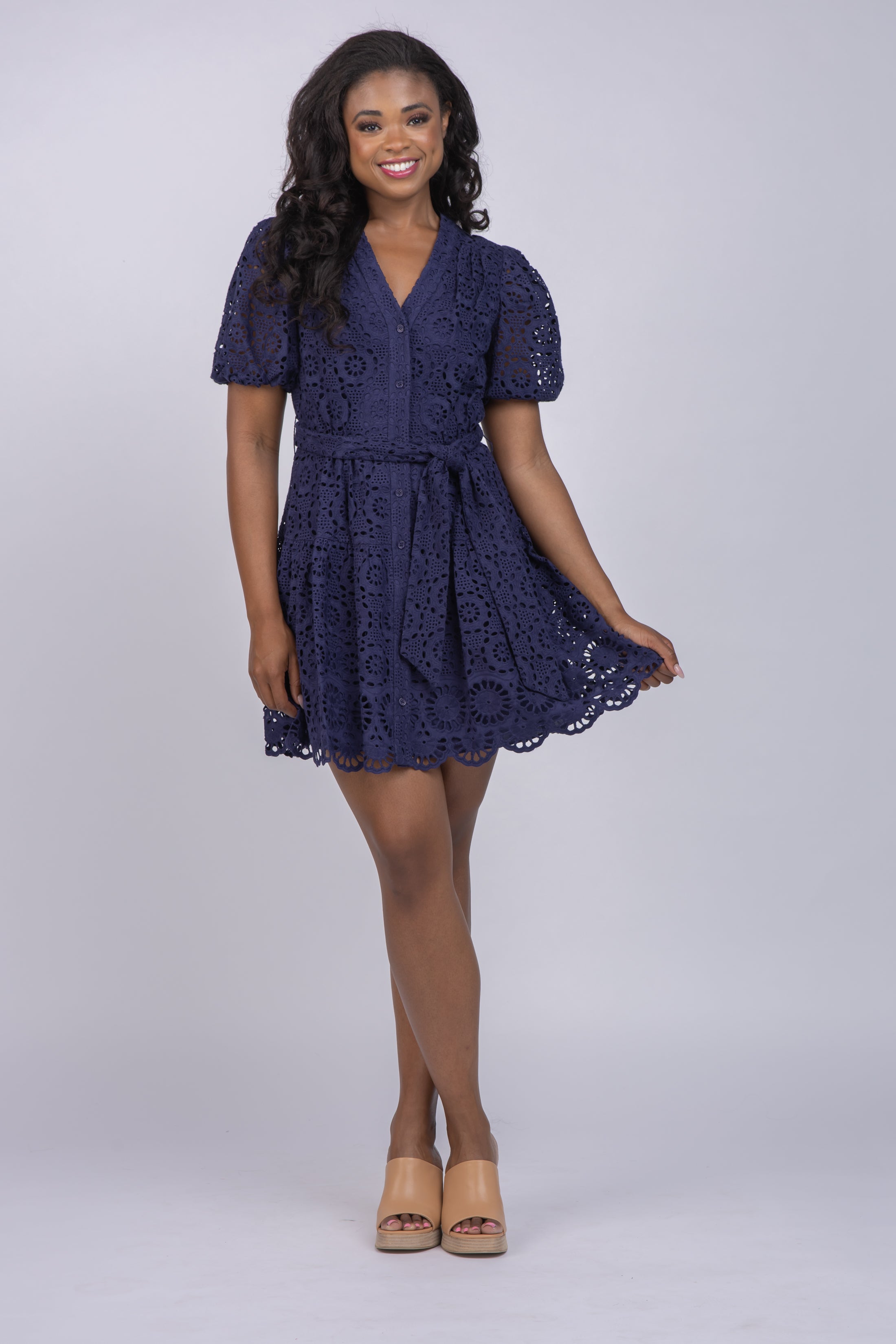 Shoshanna sales navy dress