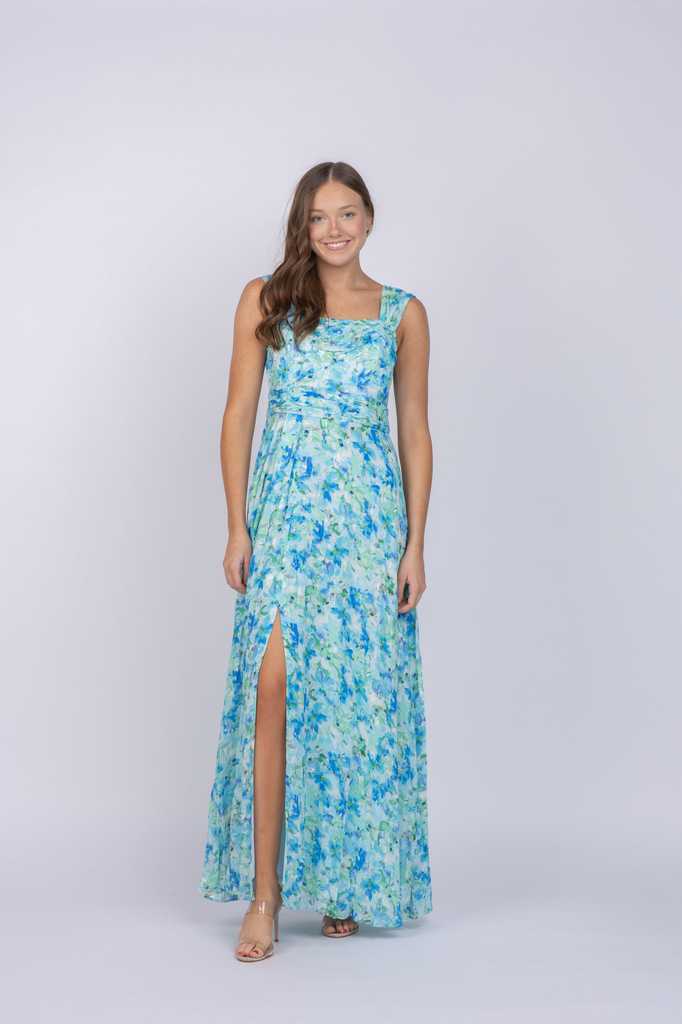 Shoshanna Whitley Dress In Blue Multi
