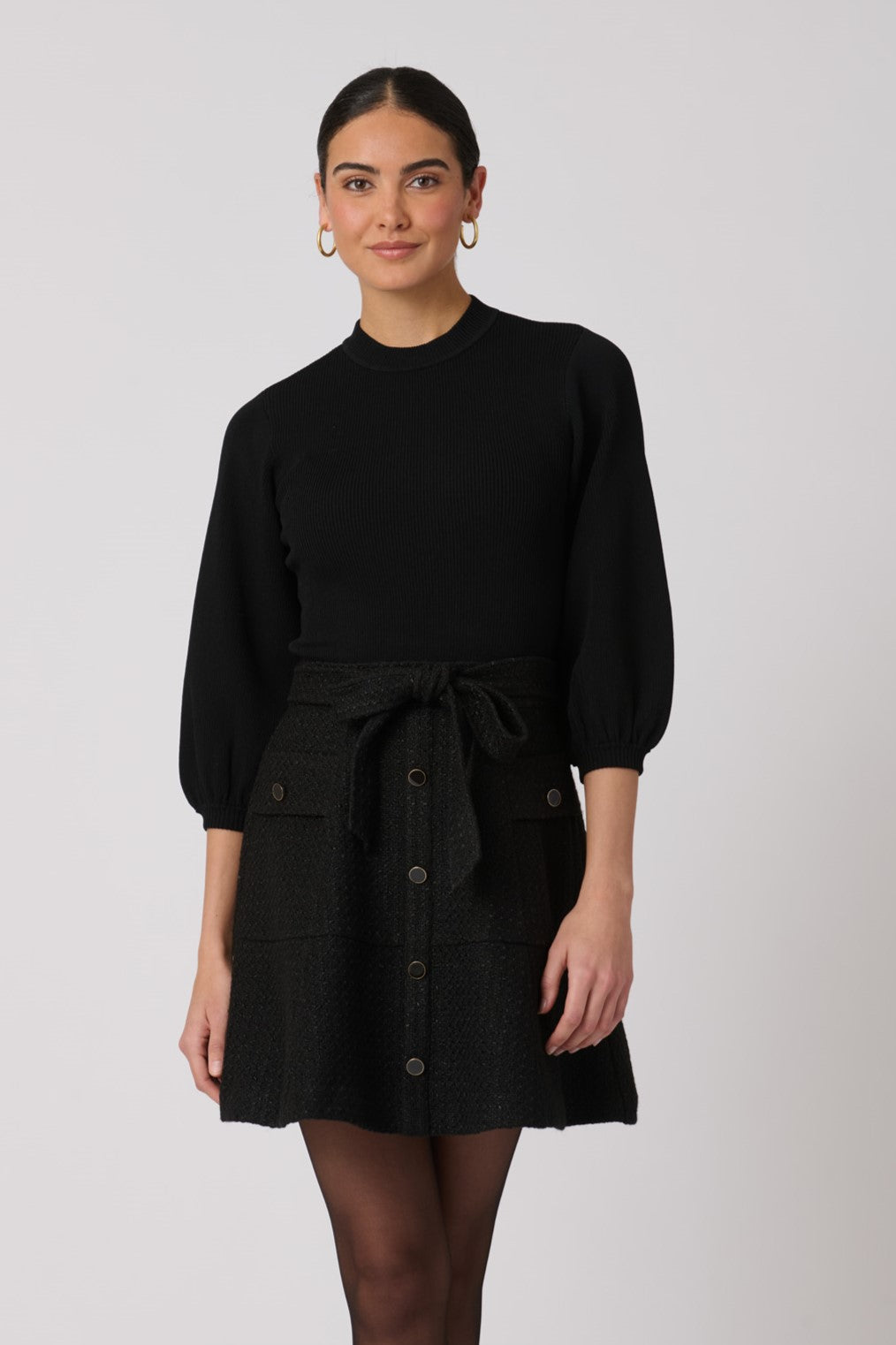 Shoshanna Tanner Dress in Jet