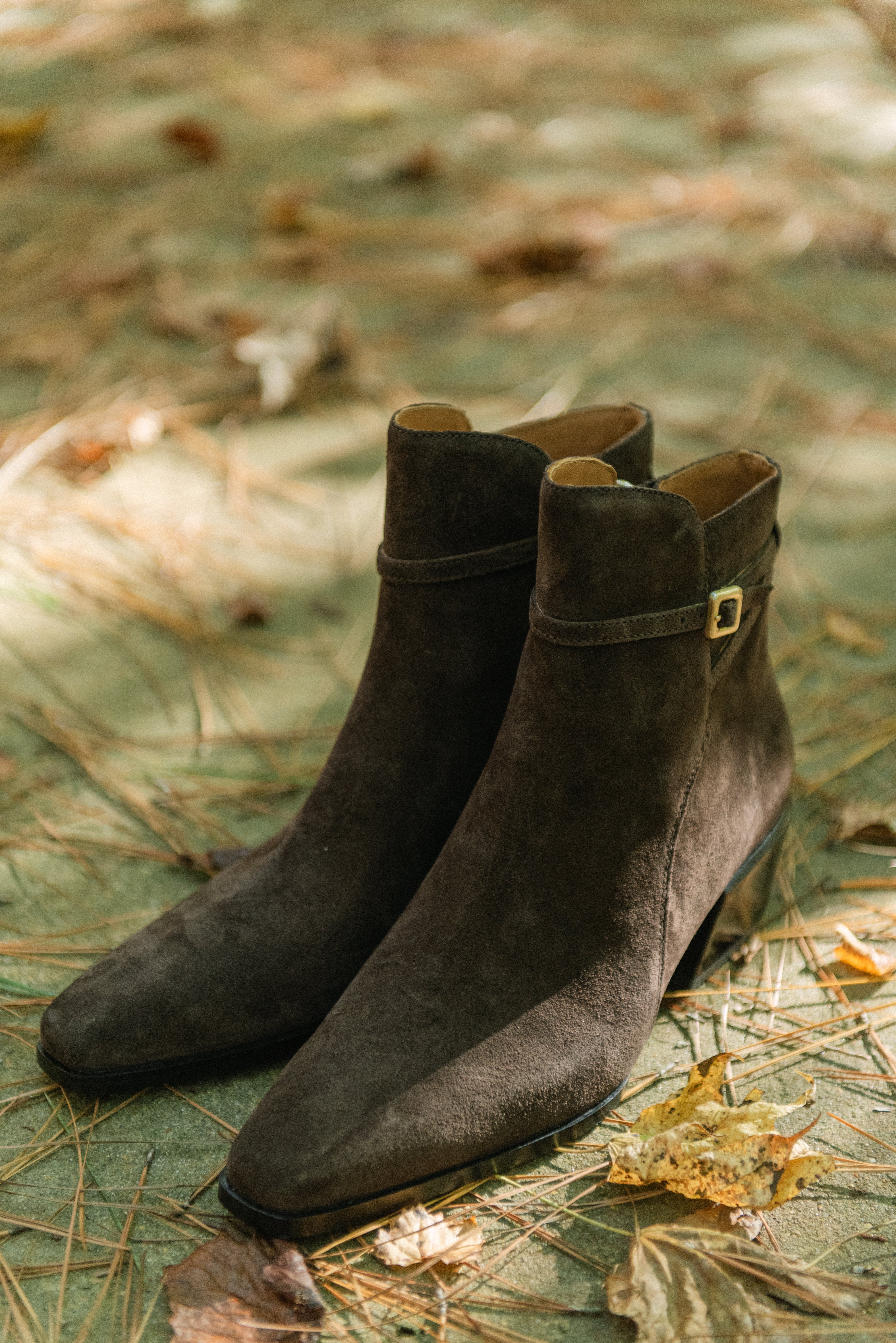 Rag & Bone Suede Boots Rag & Bone Brown Suede Buckle Ankle Boots Size 40 EU main image 3