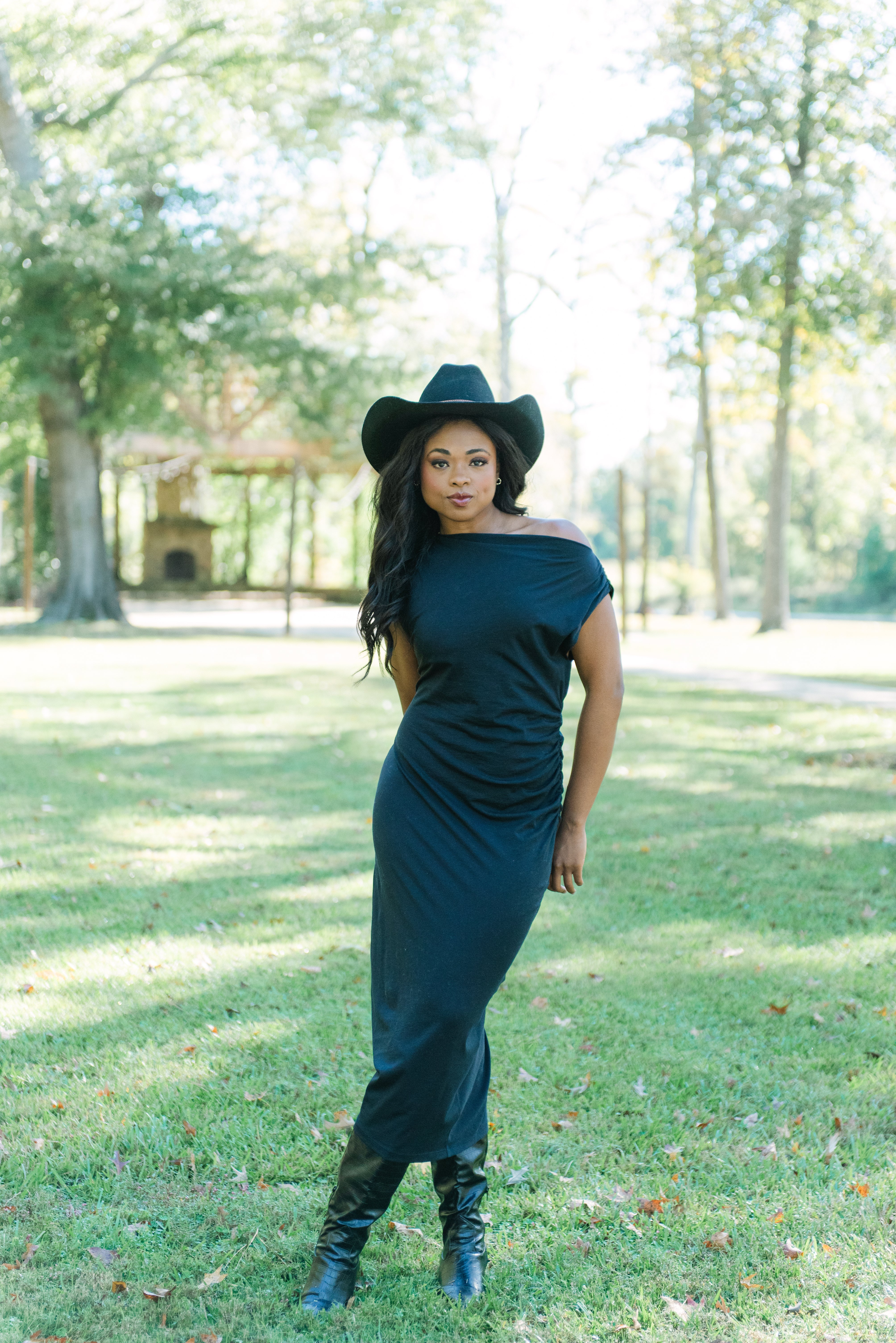 Vince Cowl Neck Muscle Tee Dress in Coastal Blue Vince Cowl Neck Muscle Tee Dress in Coastal Blue