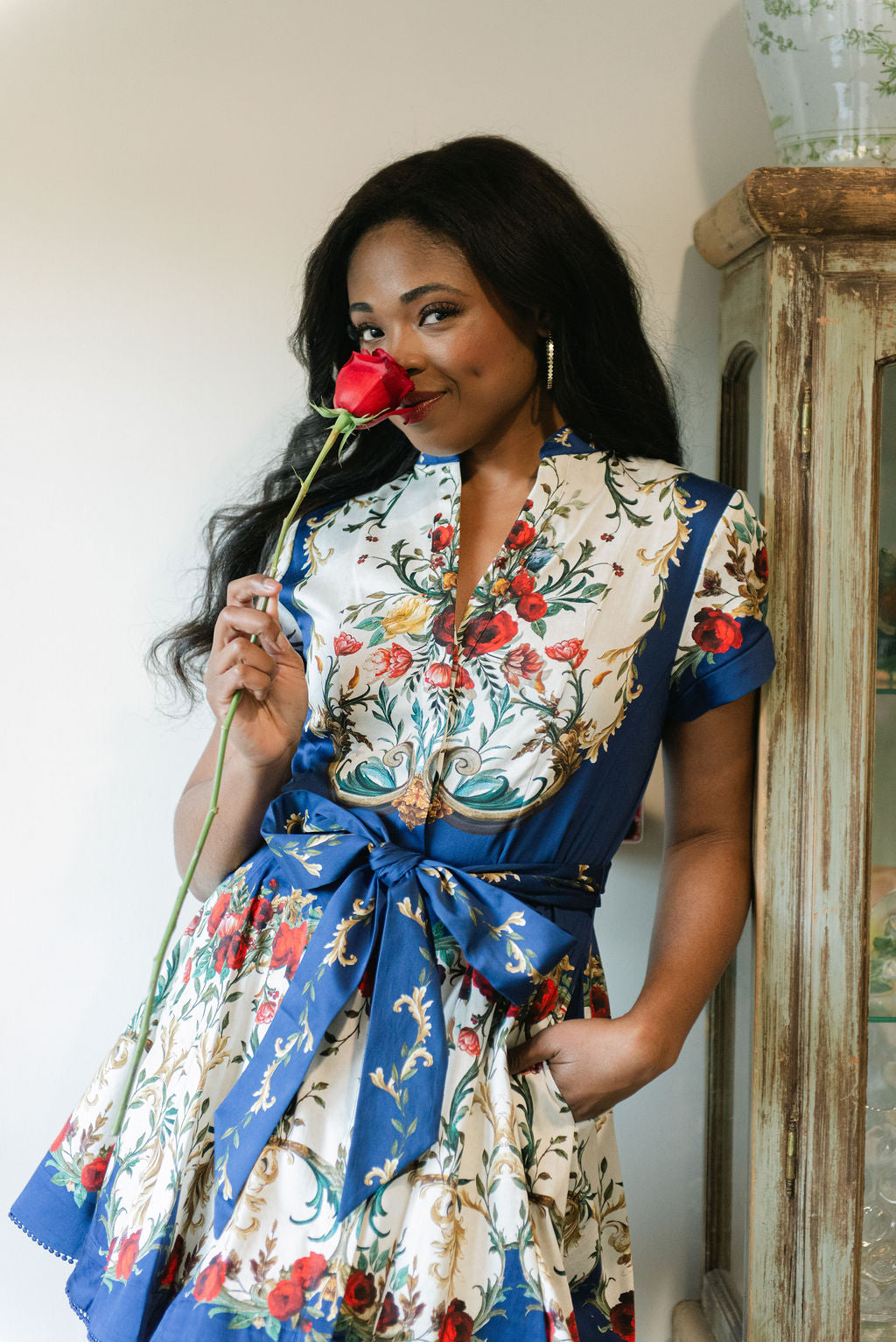 alice olivia dress Alice + Olivia Lucy Mini Dress in Gilded Rose