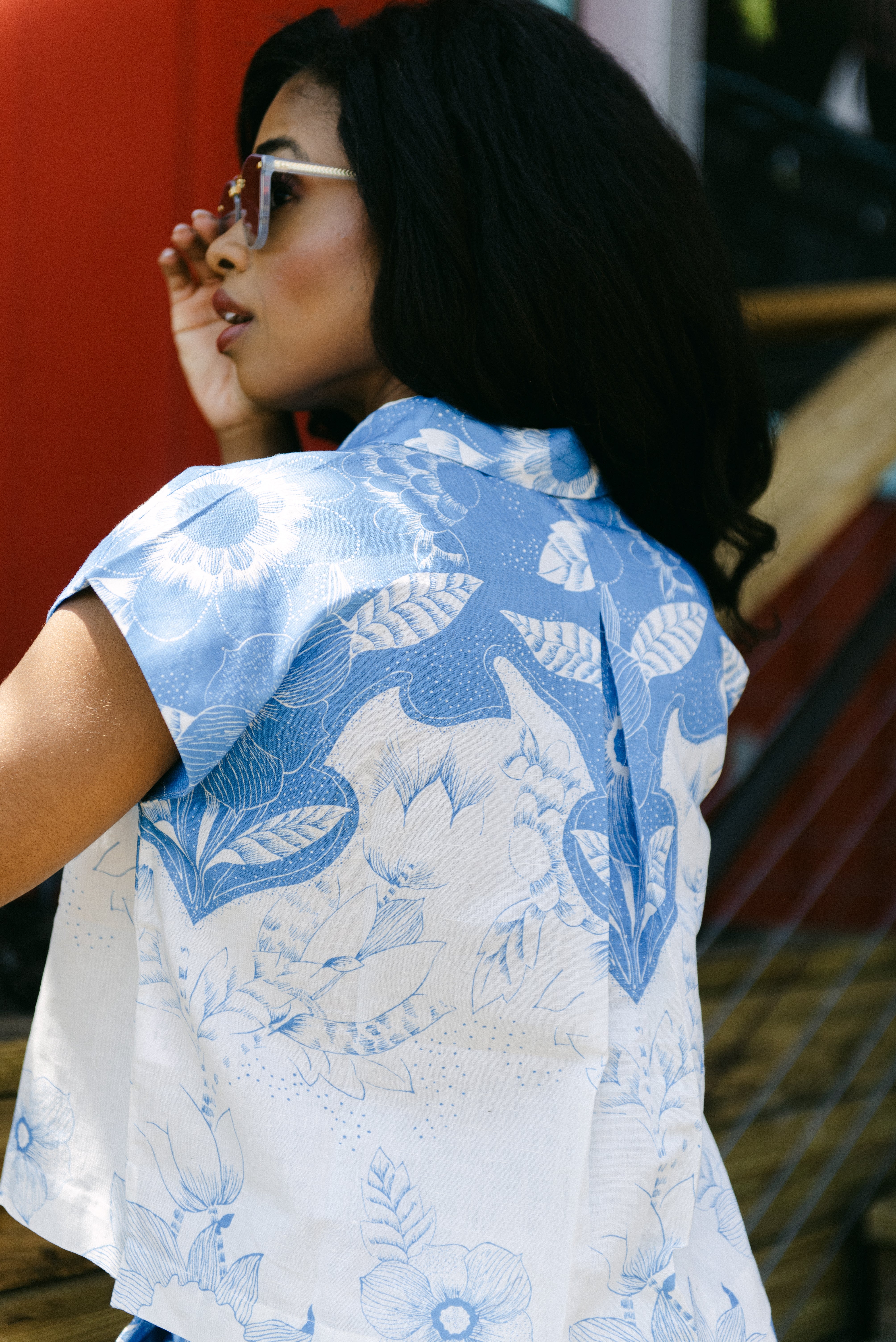 Cleobella Simone Blouse in Celestia Print