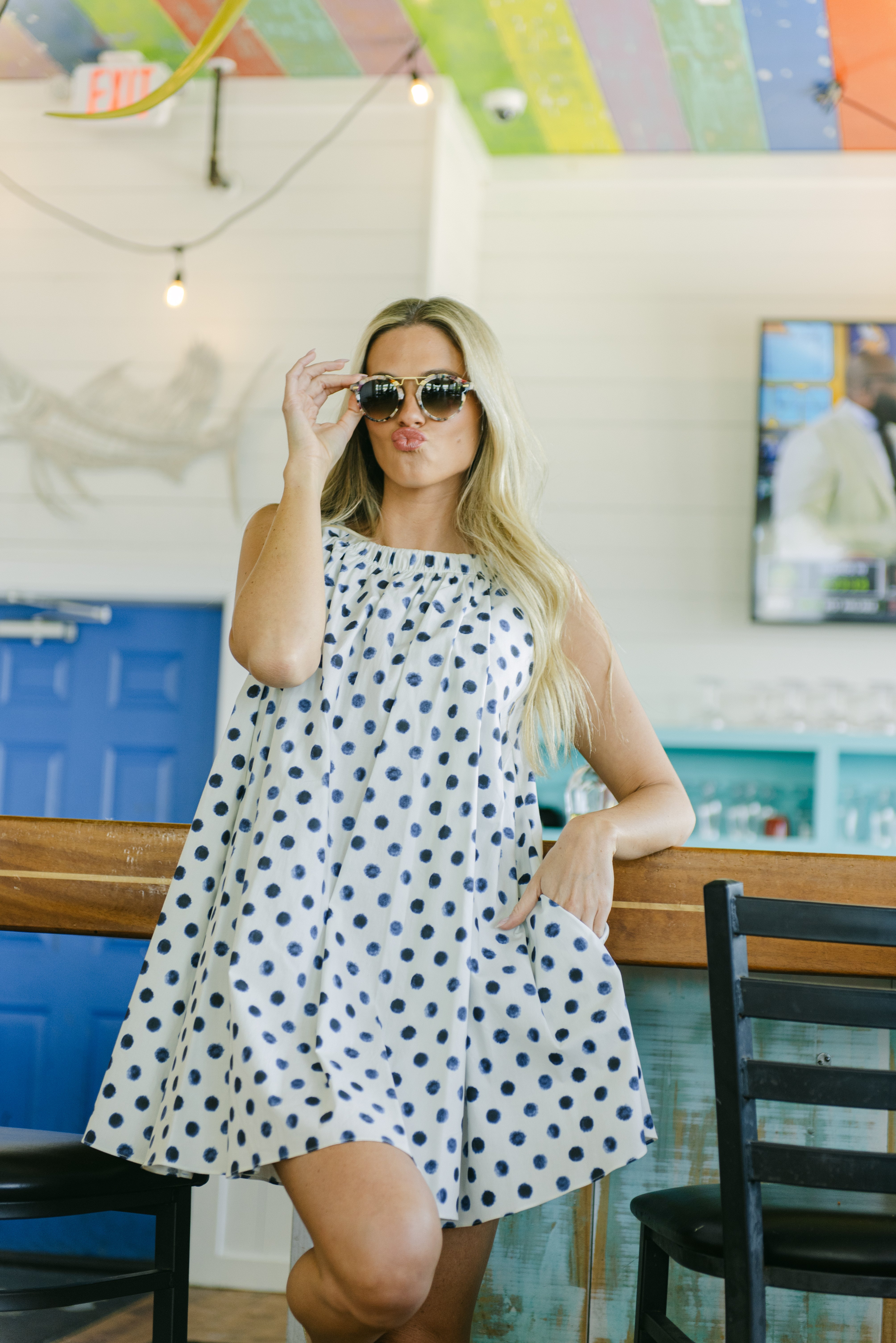 MISA Los Angeles Women's Louisa Polka Dot Minidress - Polka Dot