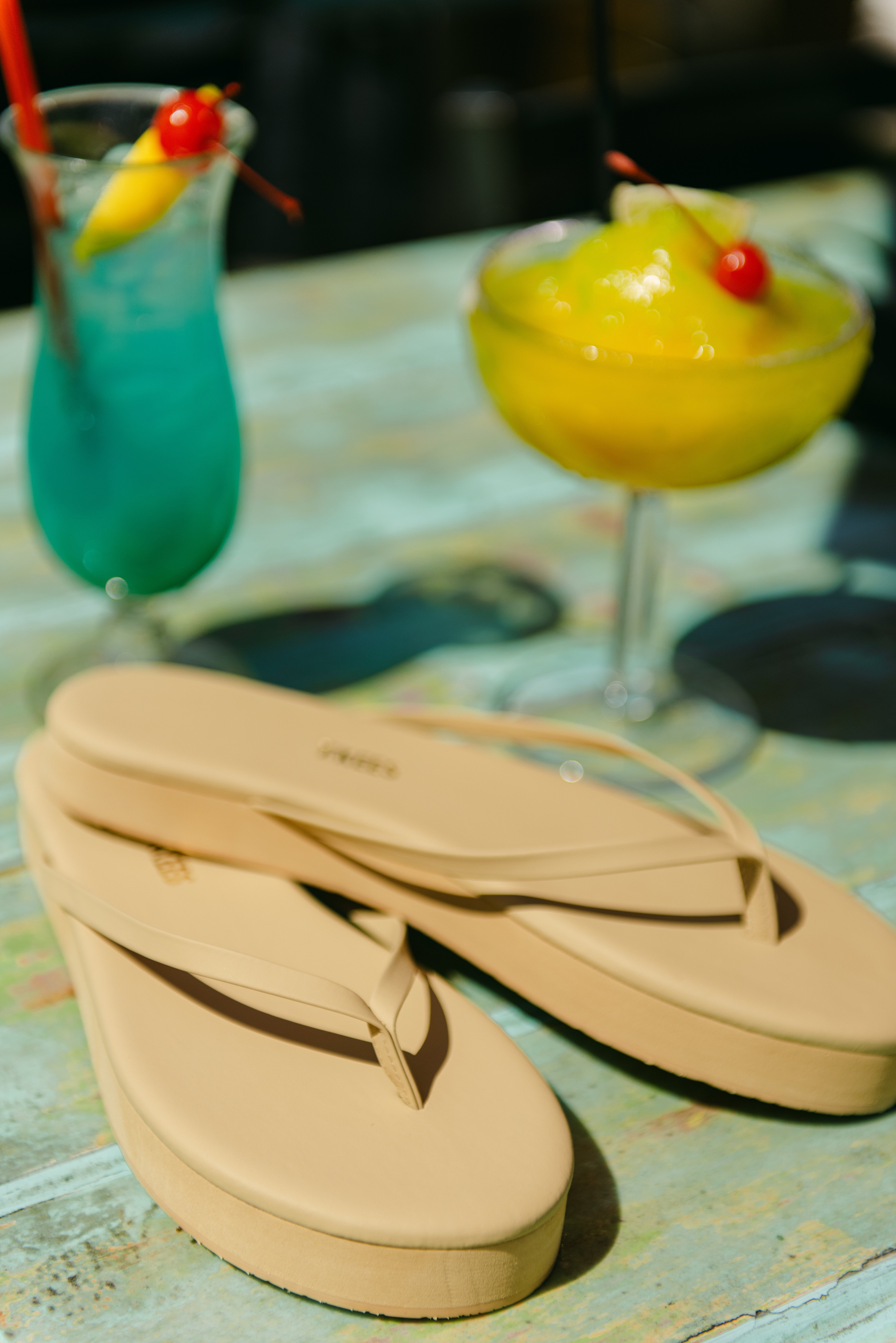TKEES Platform Lily Sandals in Sunkissed