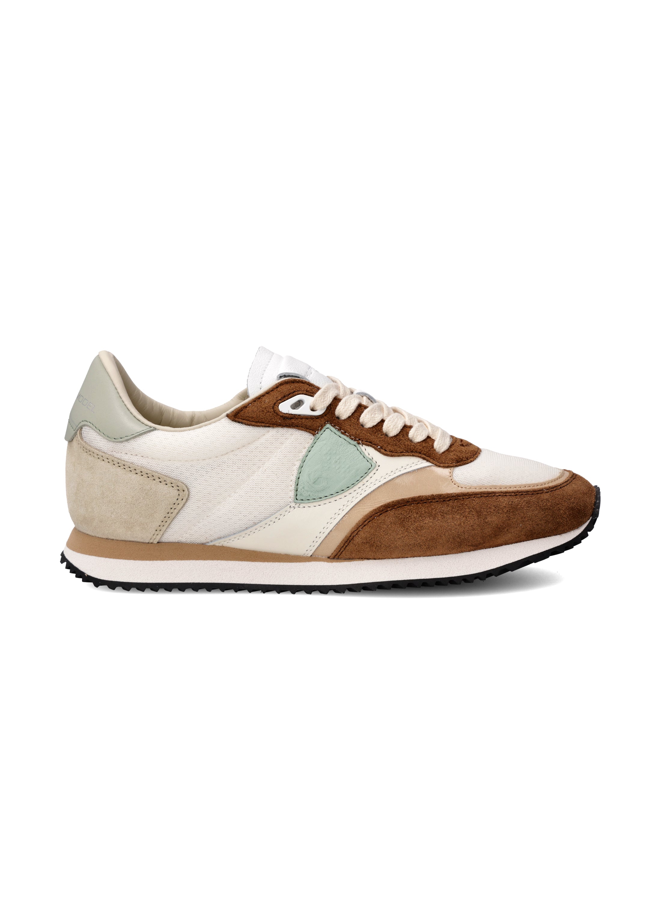 BOULLÉE Philippe Malcoc PHILIPPE MODEL Blville Low Woman Mondial Tech Blanc Brun Sneakers