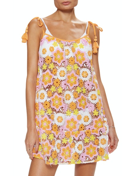 Ramy Brook Imani Coverup Dress in Citrine Ramy Brook Imani Coverup Dress in Citrine