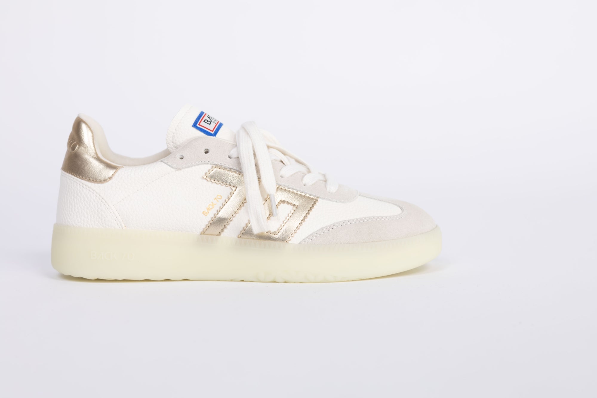 Back 70 Boston 2502 Sneaker in Metallic Gold