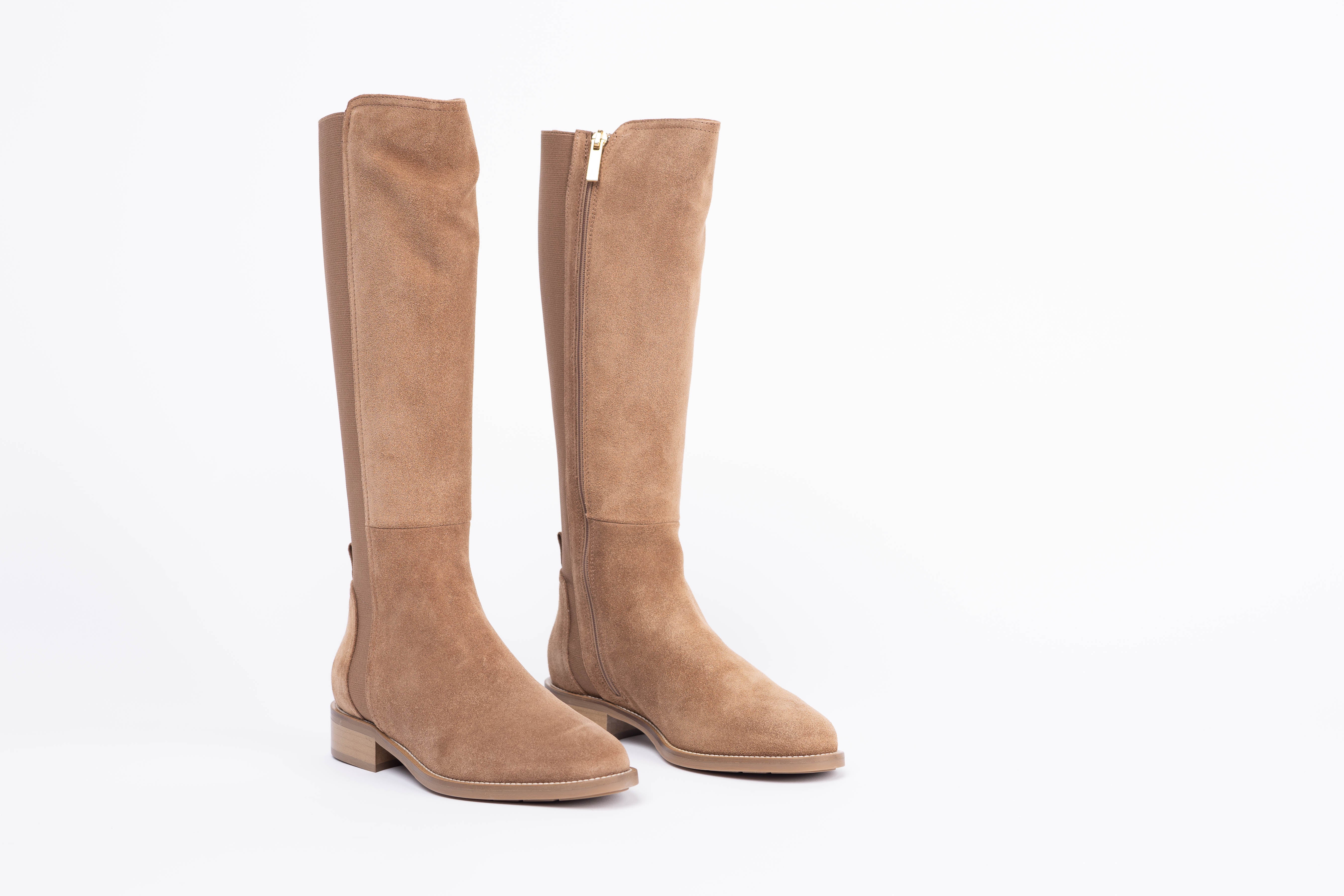 Aquatalia Nolita Boot in Champagne Suede
