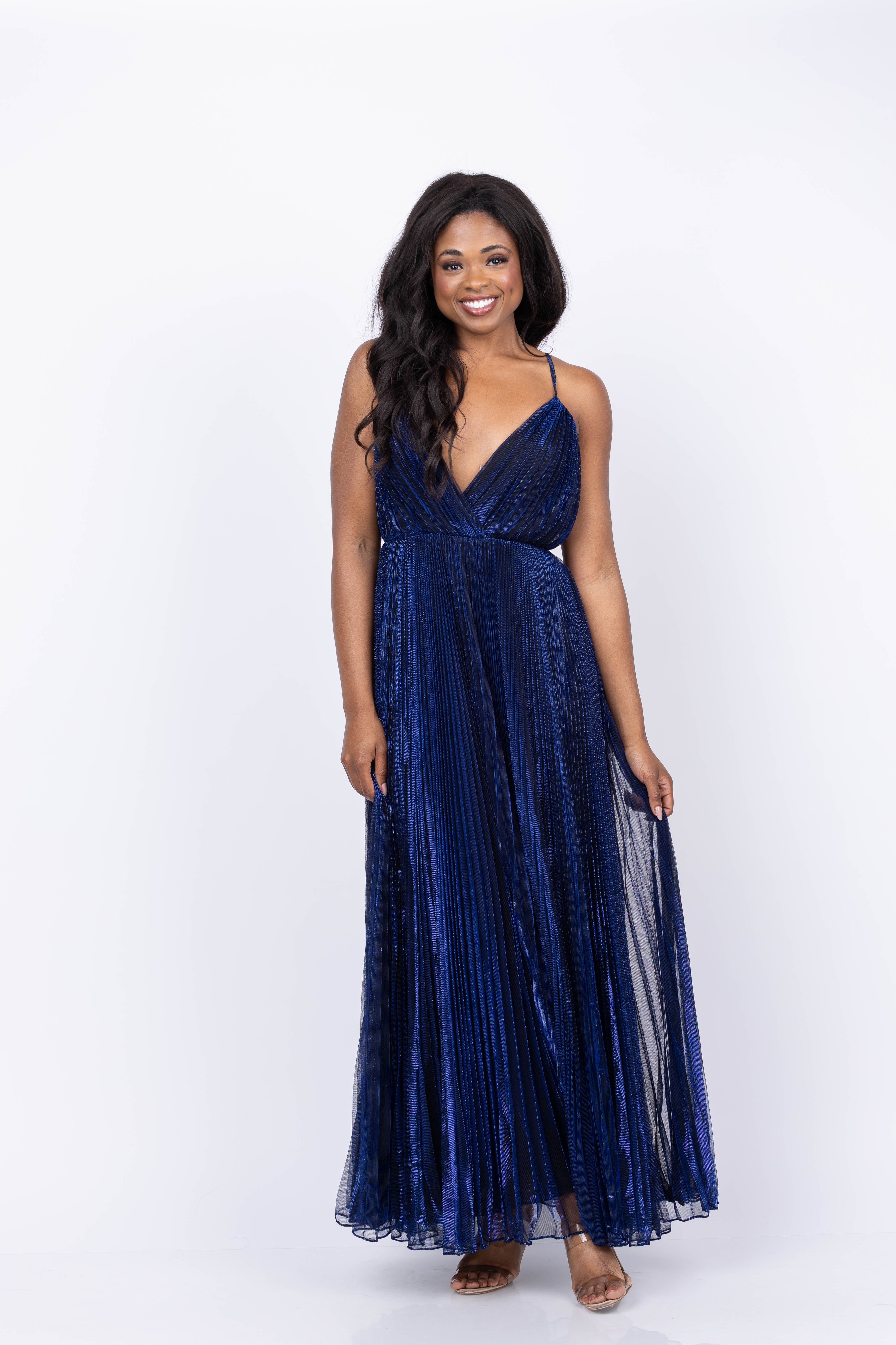 Halston Zellie Crystal Jersey Gown In Sapphire Stone | Formal Gowns & Casual Wear For Women Halston Zellie Crystal Jersey Gown In Sapphire Stone | Formal Gowns & Casual Wear For Women