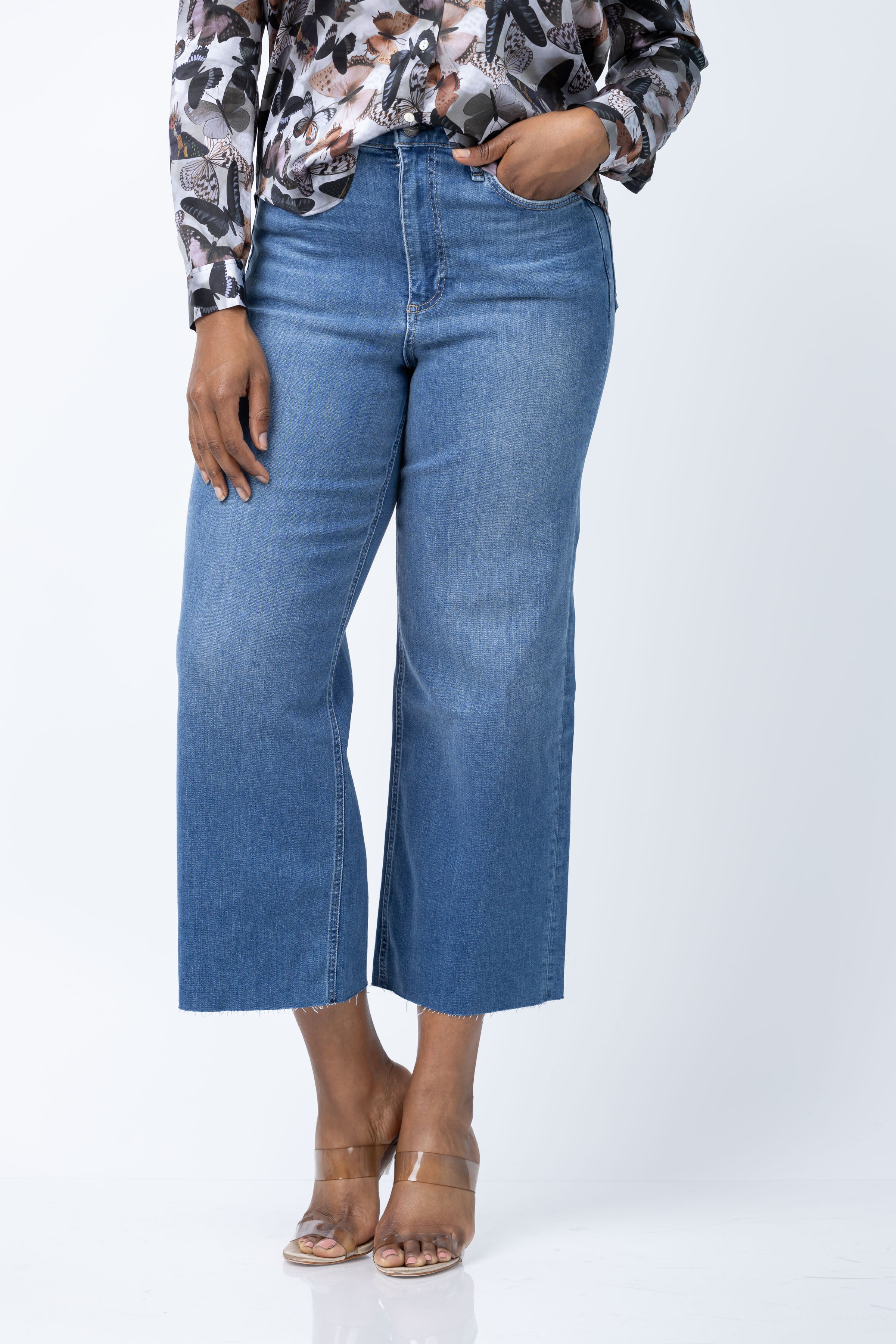 Rag Bone Epic Andi High-Rise Ankle Wide in Scout