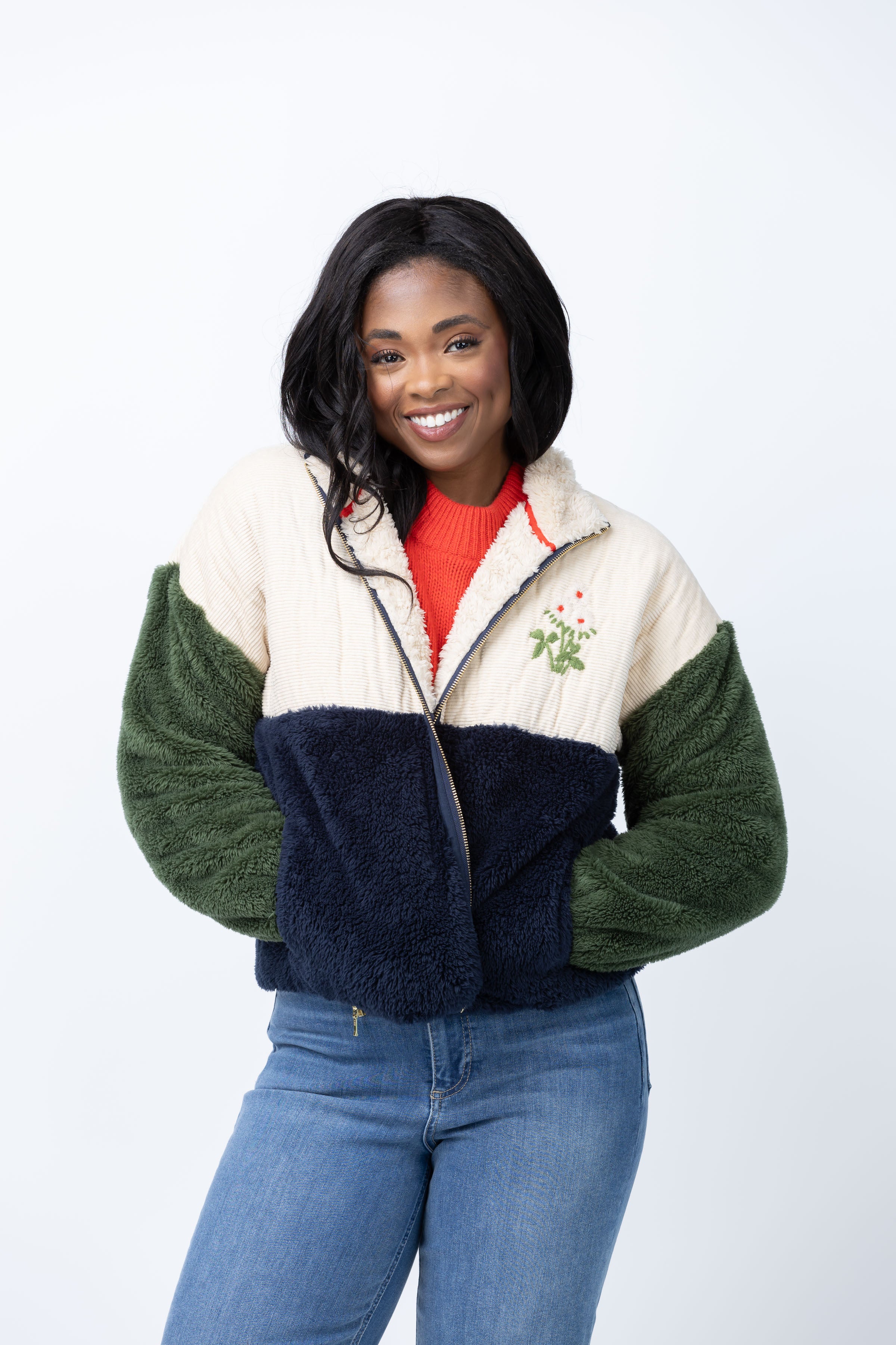 ジャケット・アウター off the wall Trovata Lennox Zip-Up Jacket in Oat