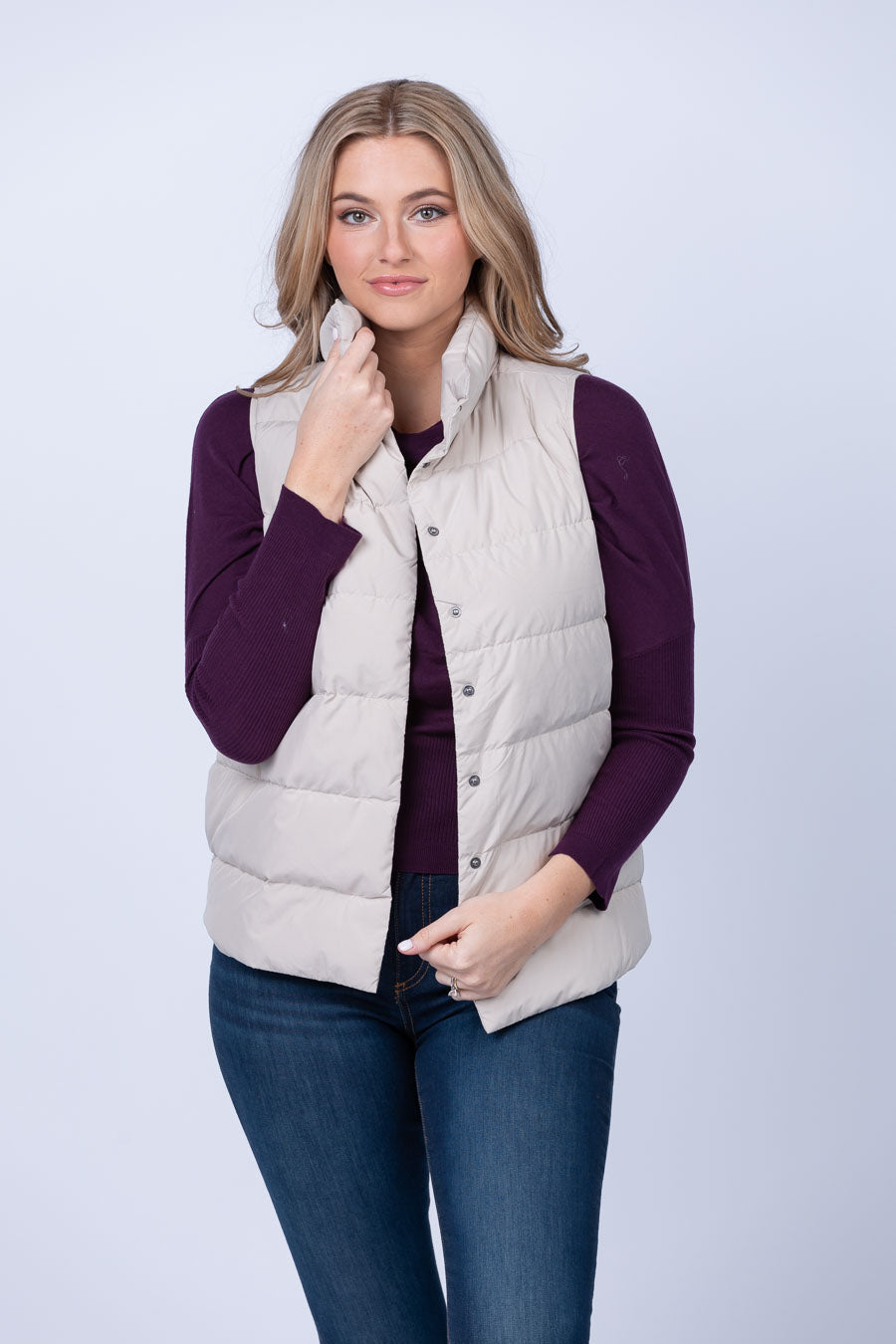 Brochu Walker Anders Vest in Stone – CoatTails