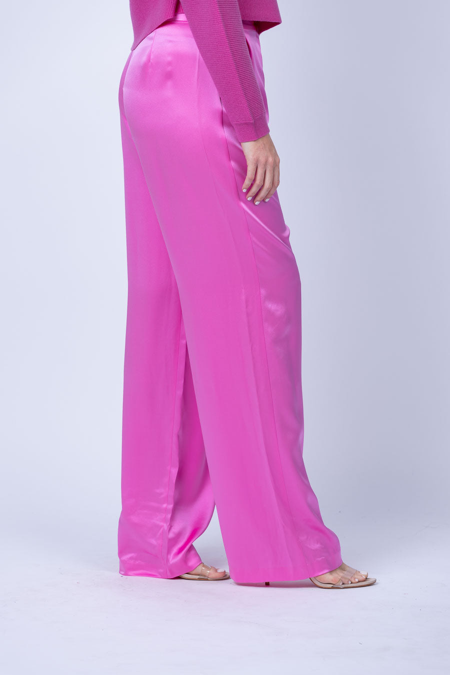 The Sei Pleated Trouser in Pink