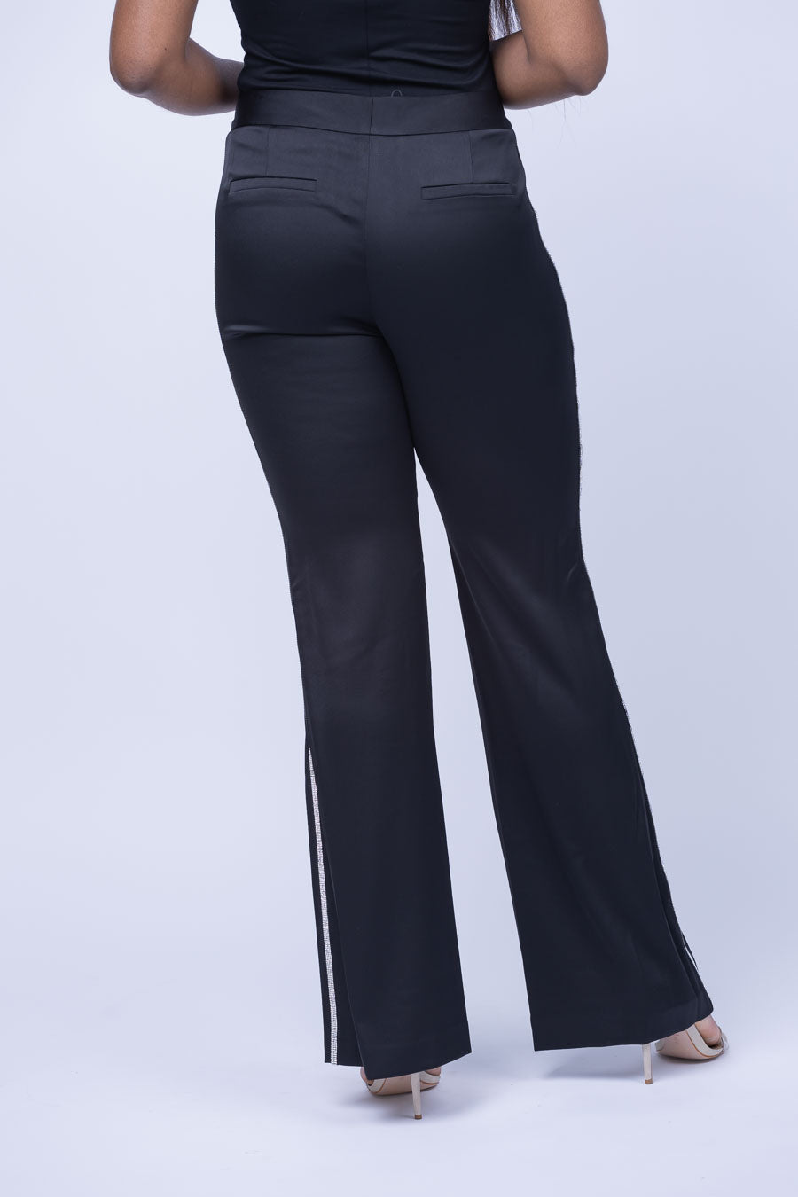 Alice & Olivia Livi Stripe Pant in Black Alice & Olivia Livi Stripe Pant in Black