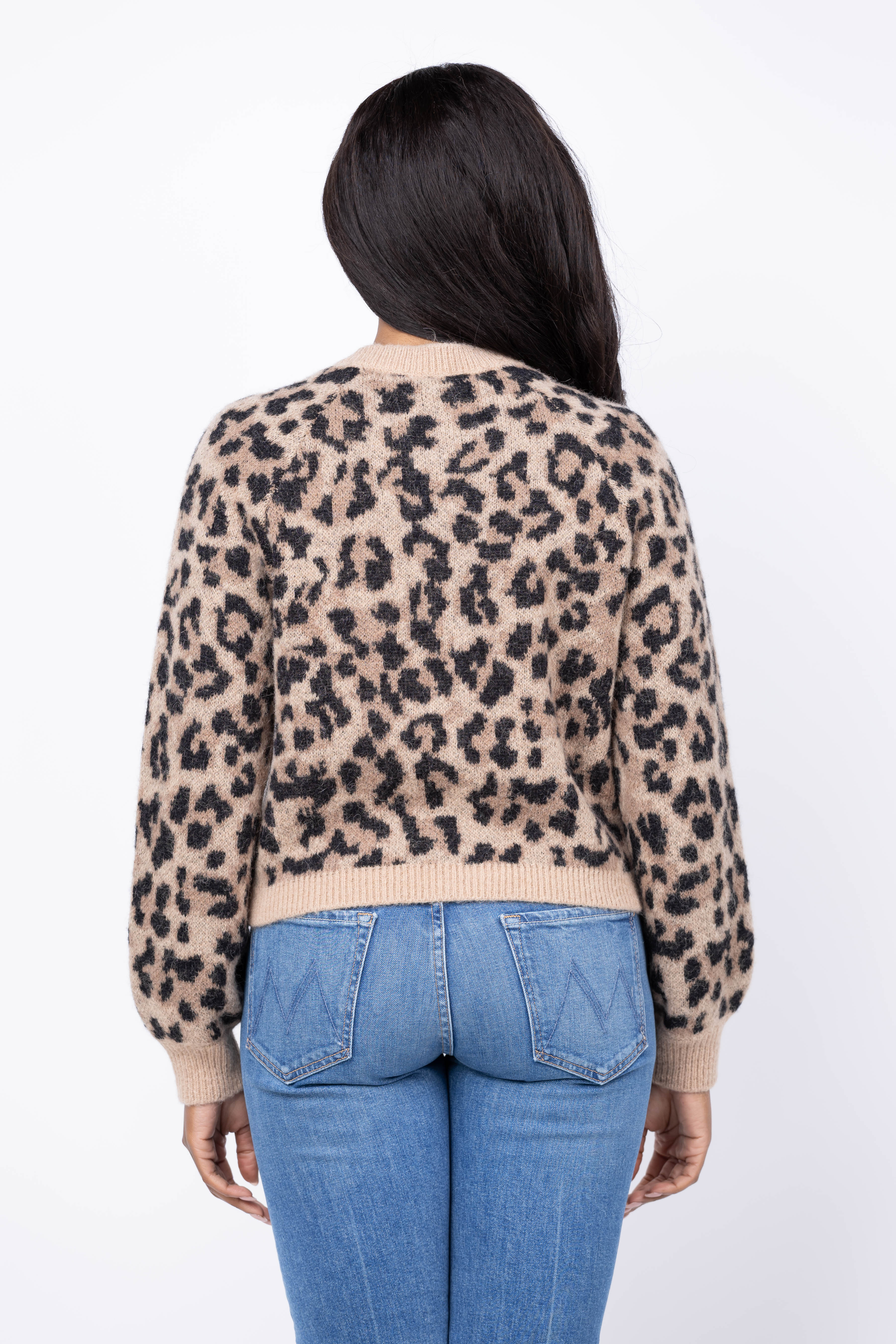 The Great. The Windsor Cardigan in Leopard