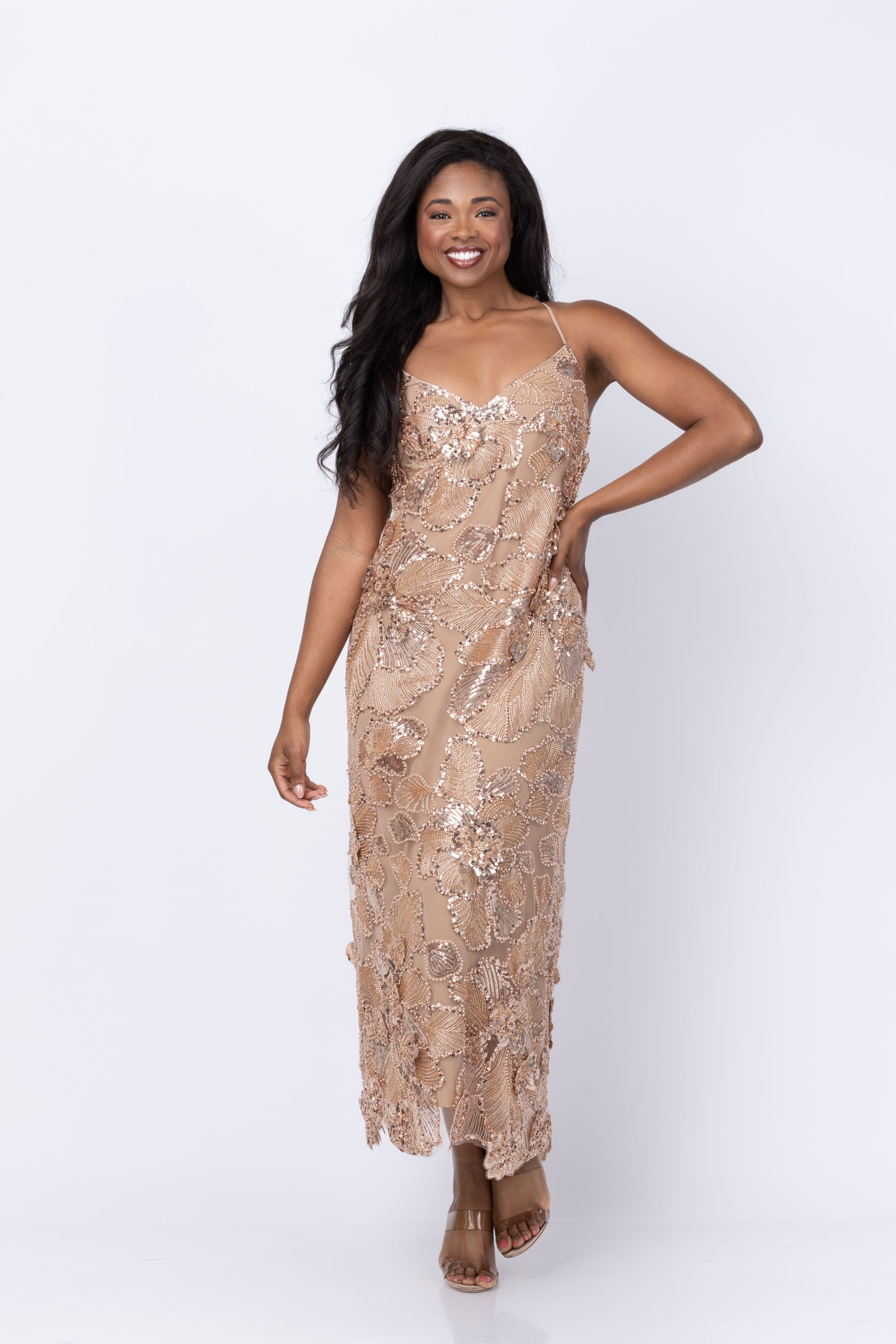 Helsi Samantha Dress in Gold | Formal Gowns & Casual Wear for Women Helsi Samantha Dress in Gold | Formal Gowns & Casual Wear for Women