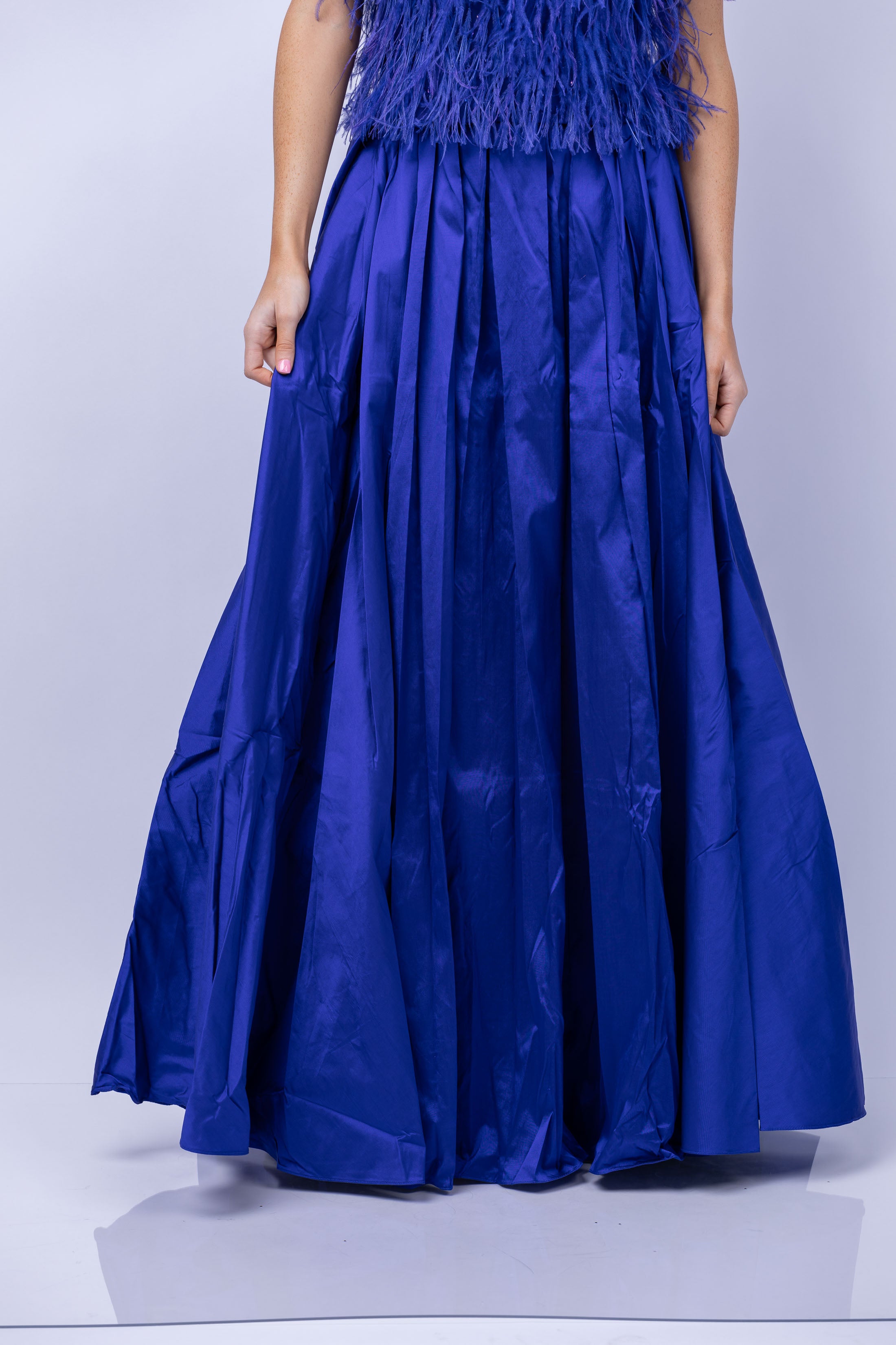 Long taffeta outlet ball skirt