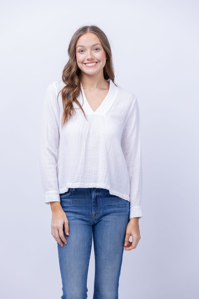 XiRENA Hutton Top in White – CoatTails