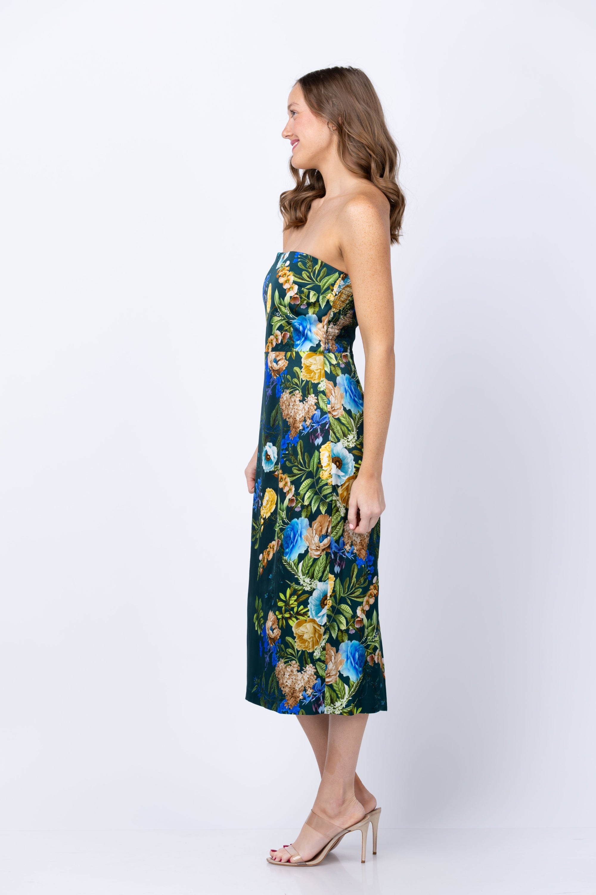 Amanda Uprichard Shawna Dress in Paradise Print