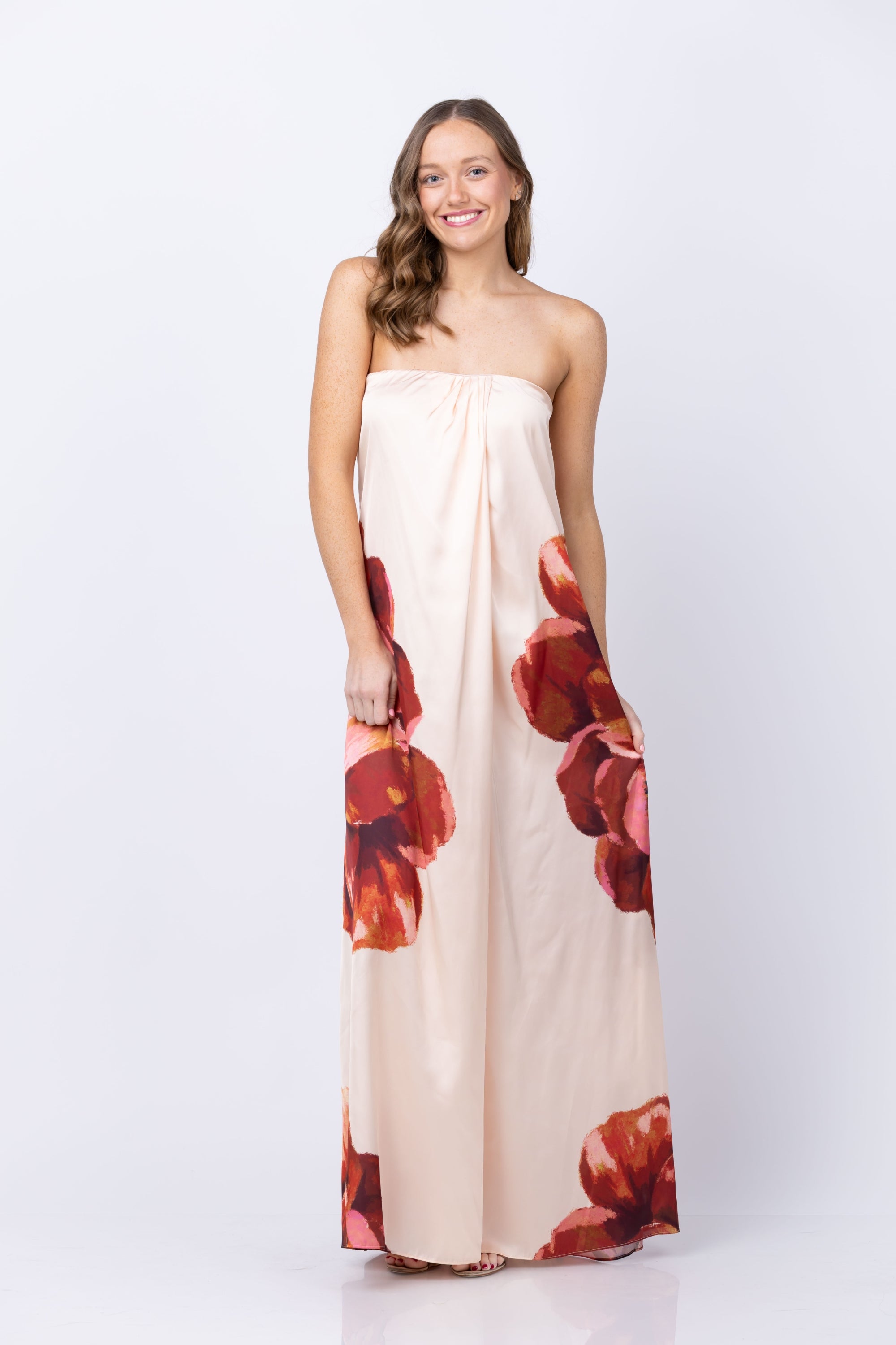 Misa Divina Dress in Peony Love