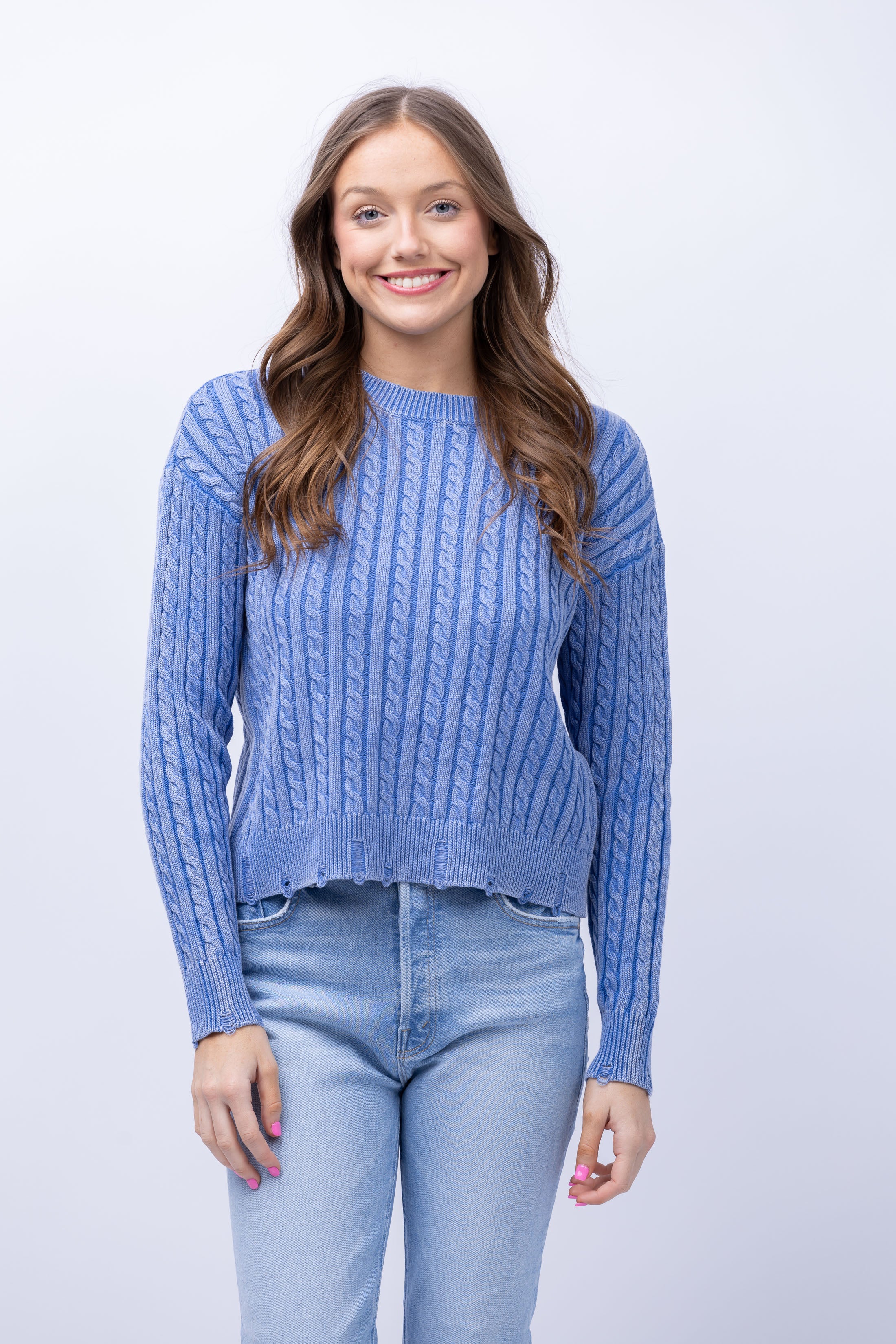 Elliott Lauren Sweater in Denim – CoatTails