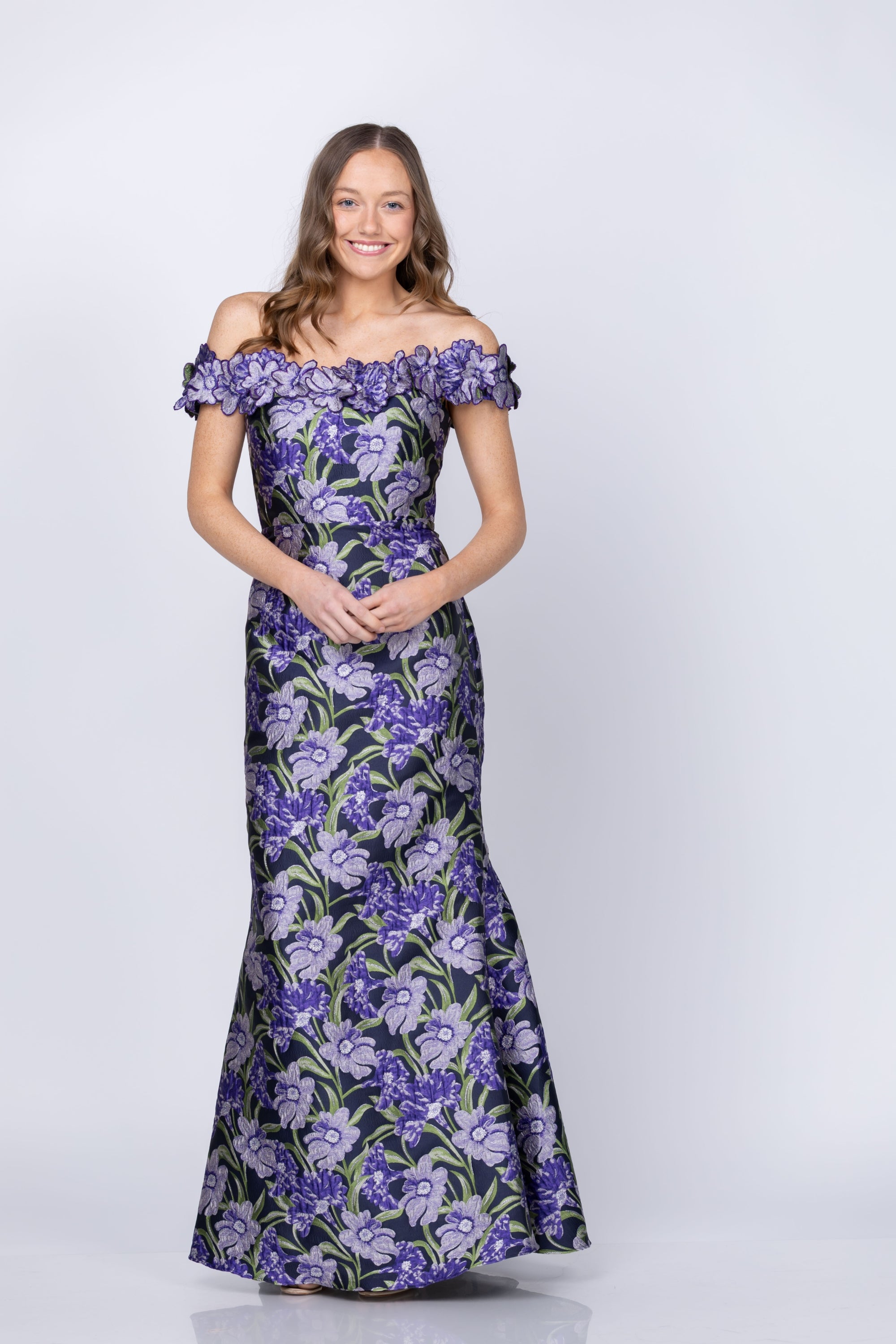 theia dress | Hand-Linked Chainmail Cowl Neck Maxi Dress Made from lightweight cloud jacquard and organza Theia Zinnia One Shoulder Dress
