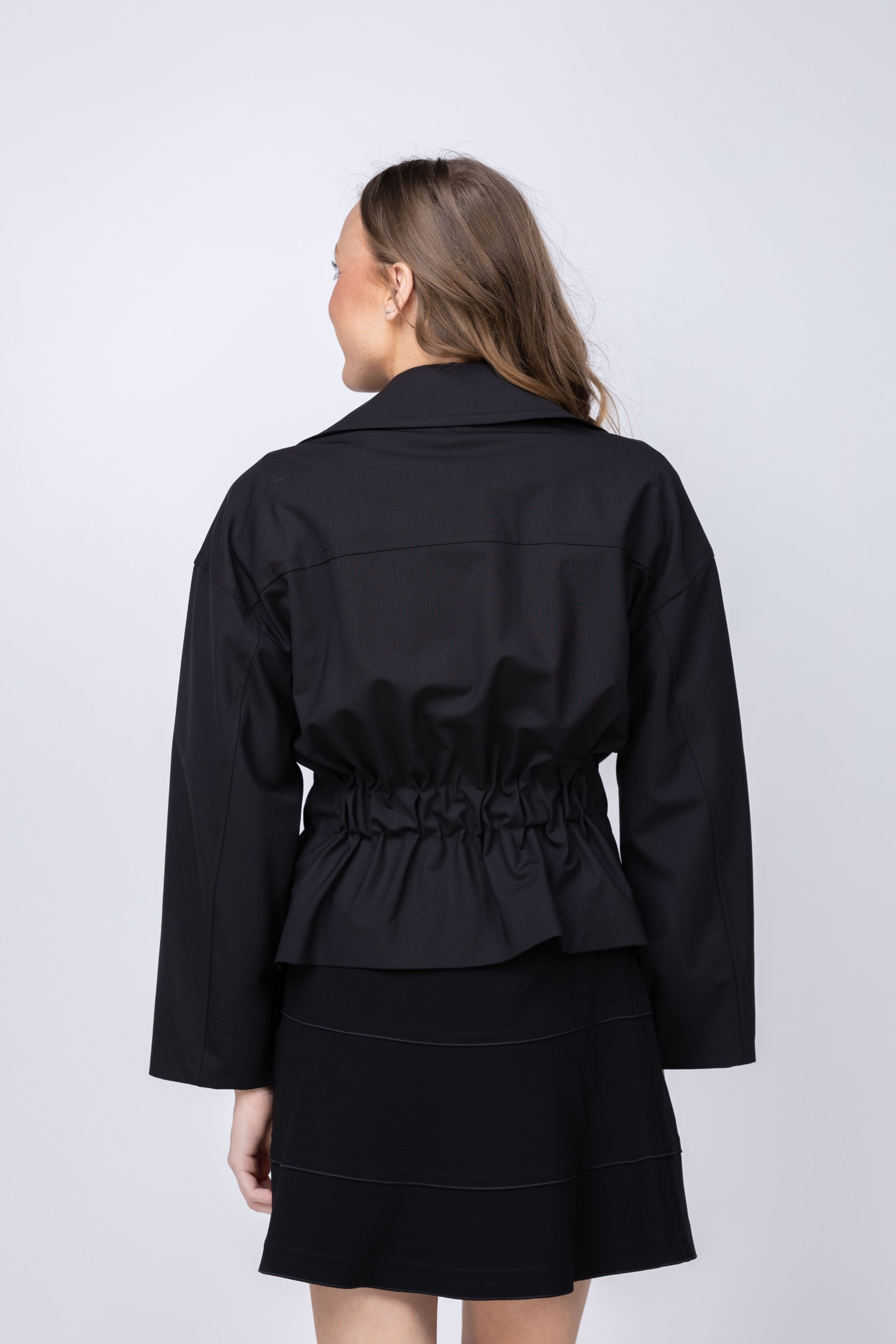 Theory Cinch Flight Jacket in Black
