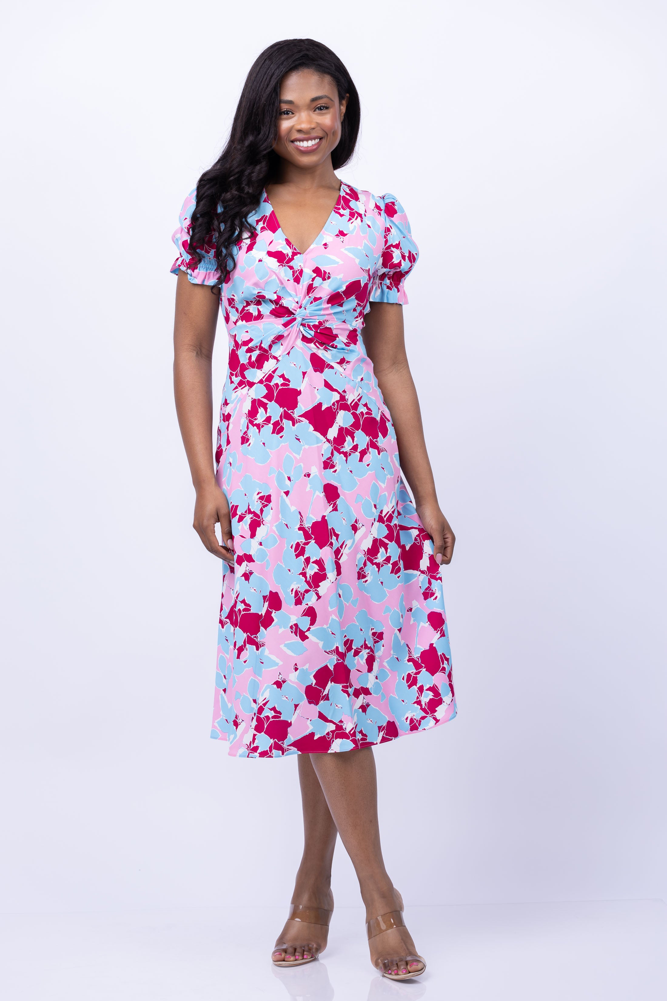 Dvf floral outlet dress