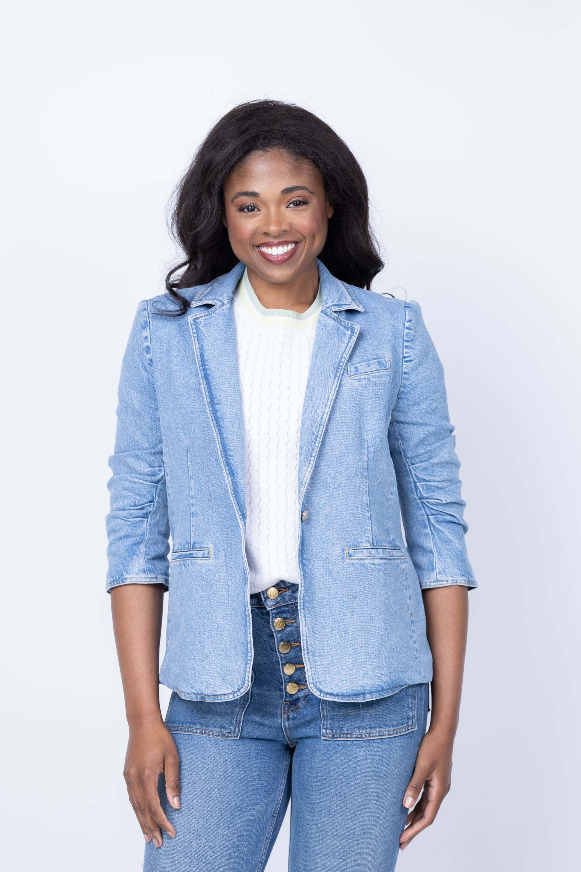 Cinq a Sept Denim Khloe Blazer