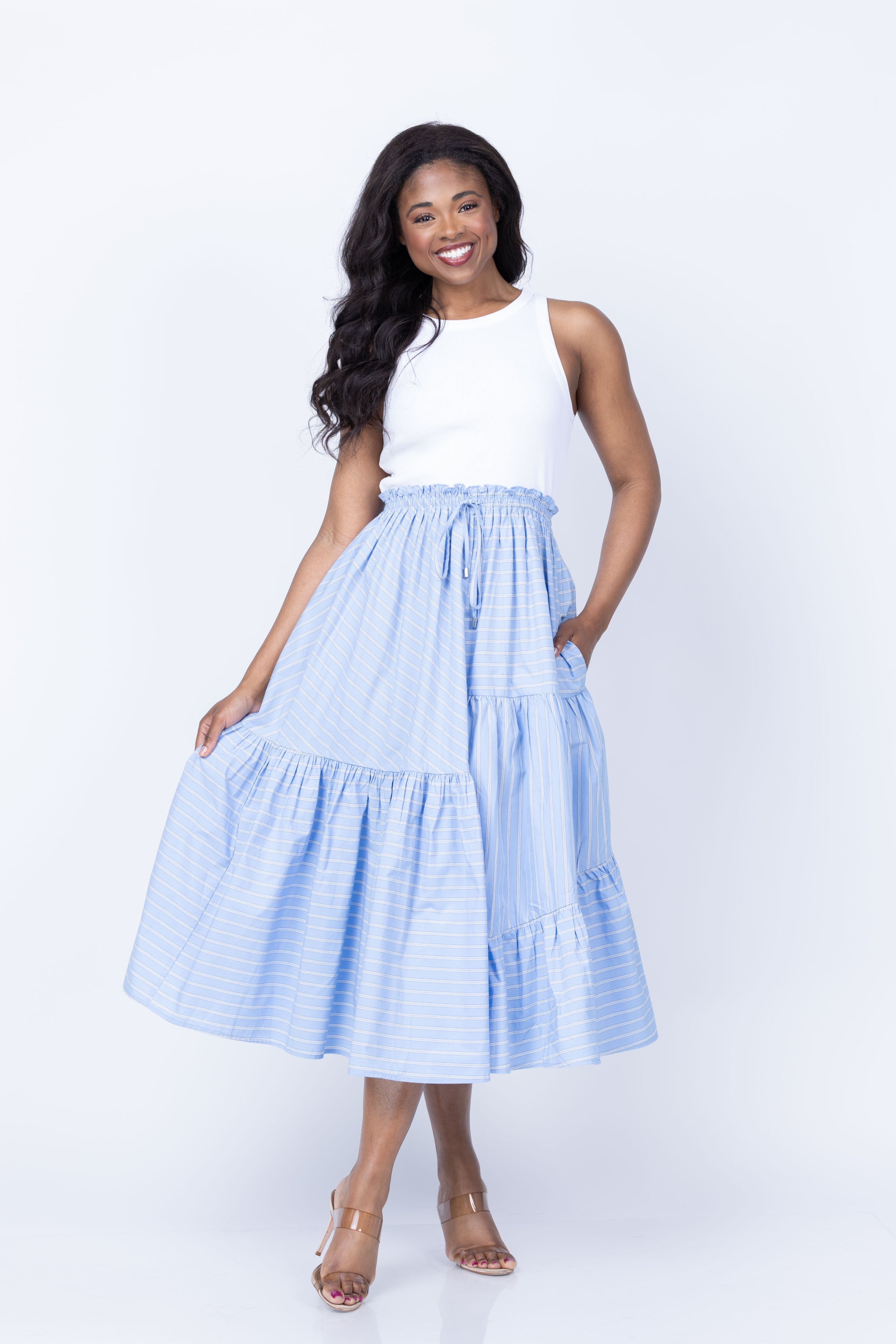 Cinq À Sept Robyn Tiered Midi Dress Cinq À Sept Robyn Tiered Midi Dress