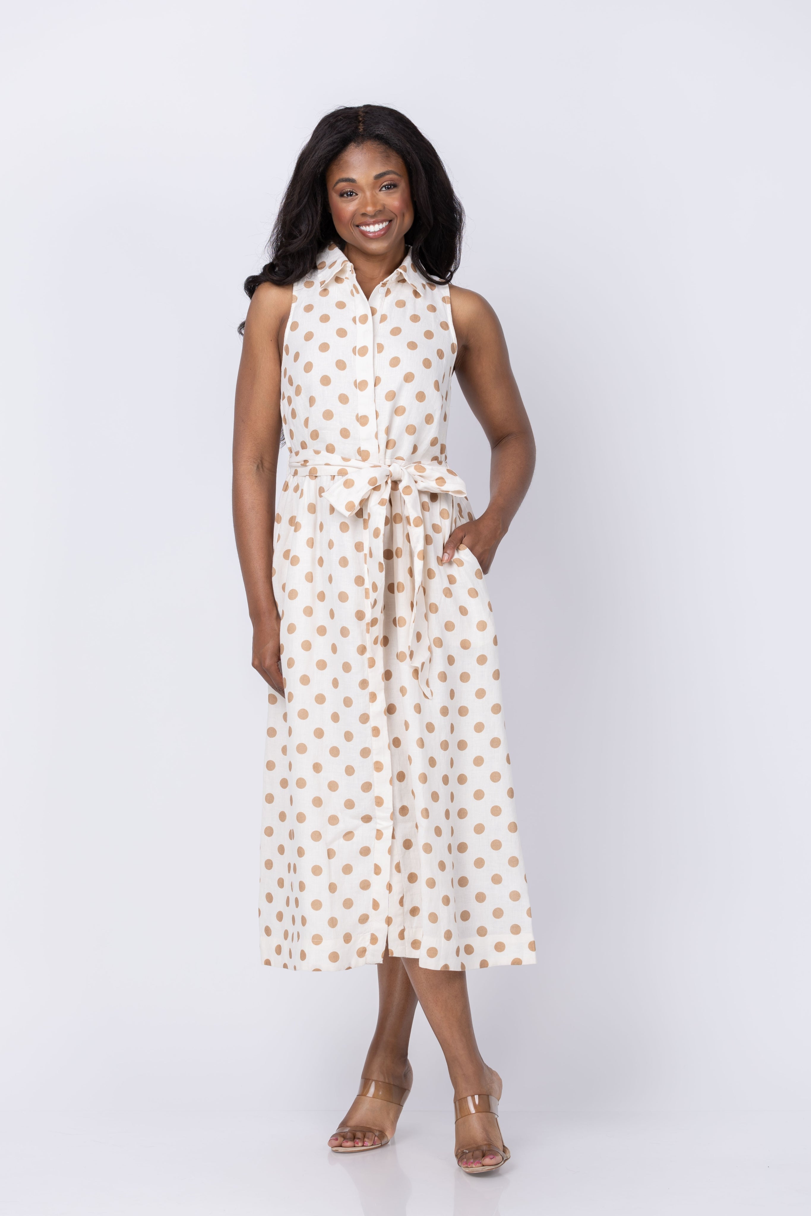 ladies spotted dresses Amazon.com: Hnodov Womens Polka Dot Sundress Spaghetti Strap Summer Dresses Side Slit Midi Dress Casual Beach Vacation Clothes (Army Green,Small) : Clothing, Shoes & Jewelry