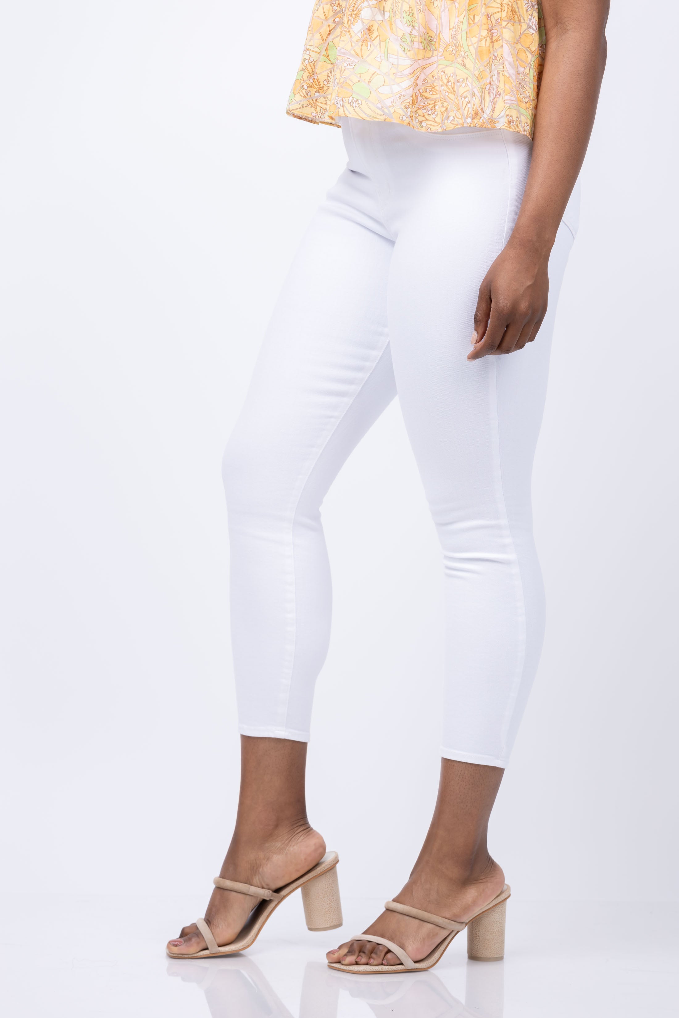 L'AGENCE Margot High Rise deals Skinny Blanc 27