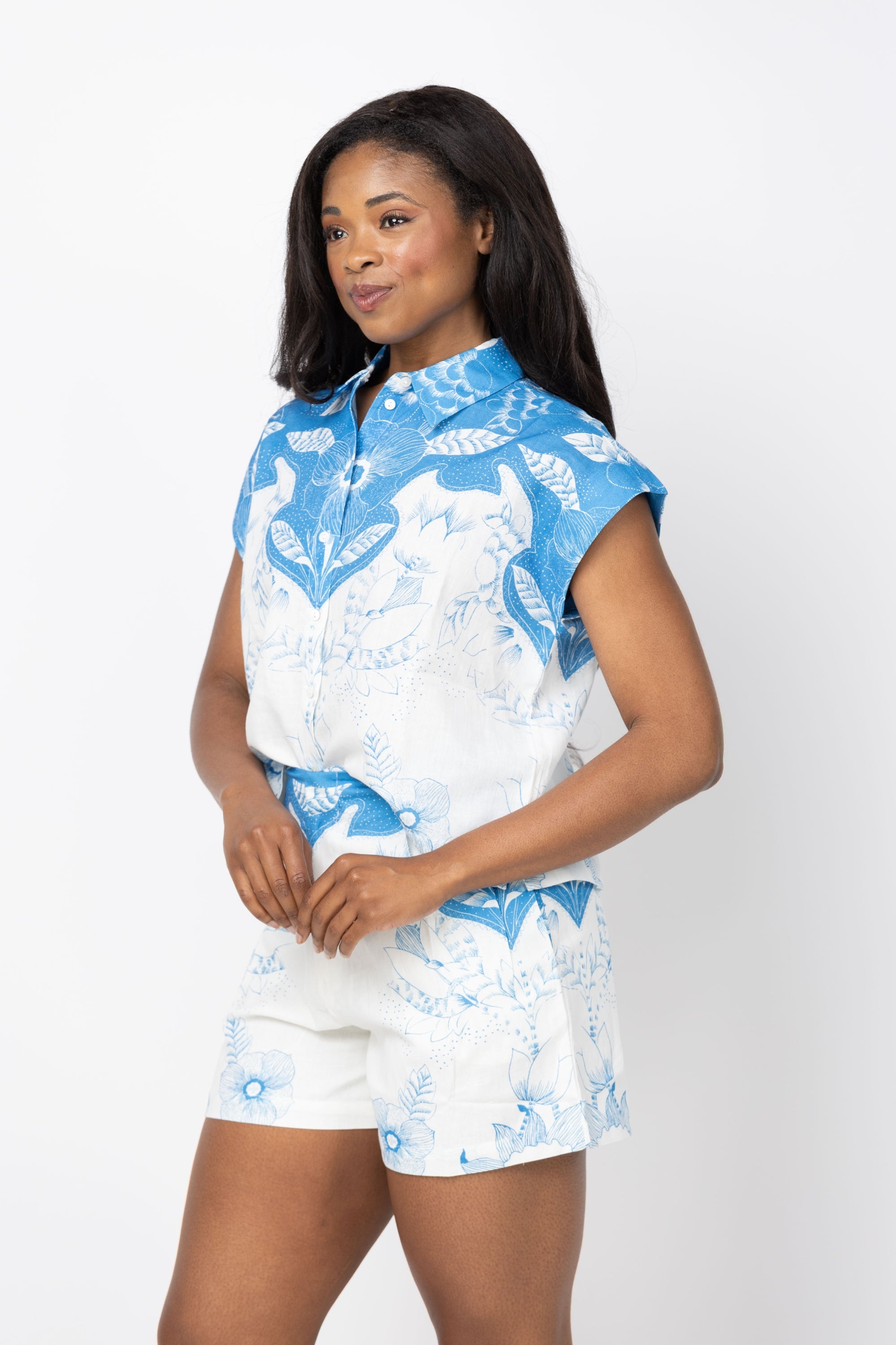 Cleobella Simone Blouse in Celestia Print