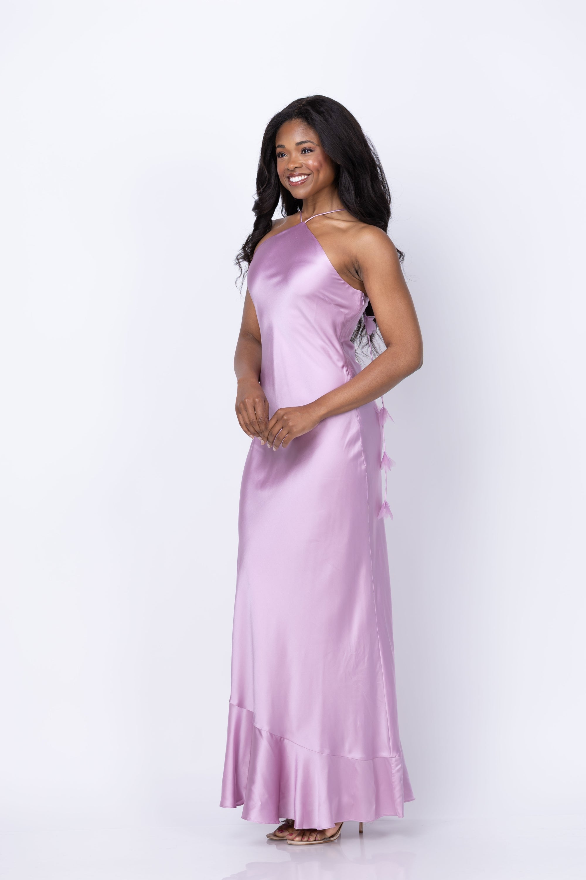 あ*☆様 かわいい☆HYSTERIC GLAMOUR☆キャミソール☆ラメ☆紫 AMUR Camila Maxi Dress in Lumen Lavender