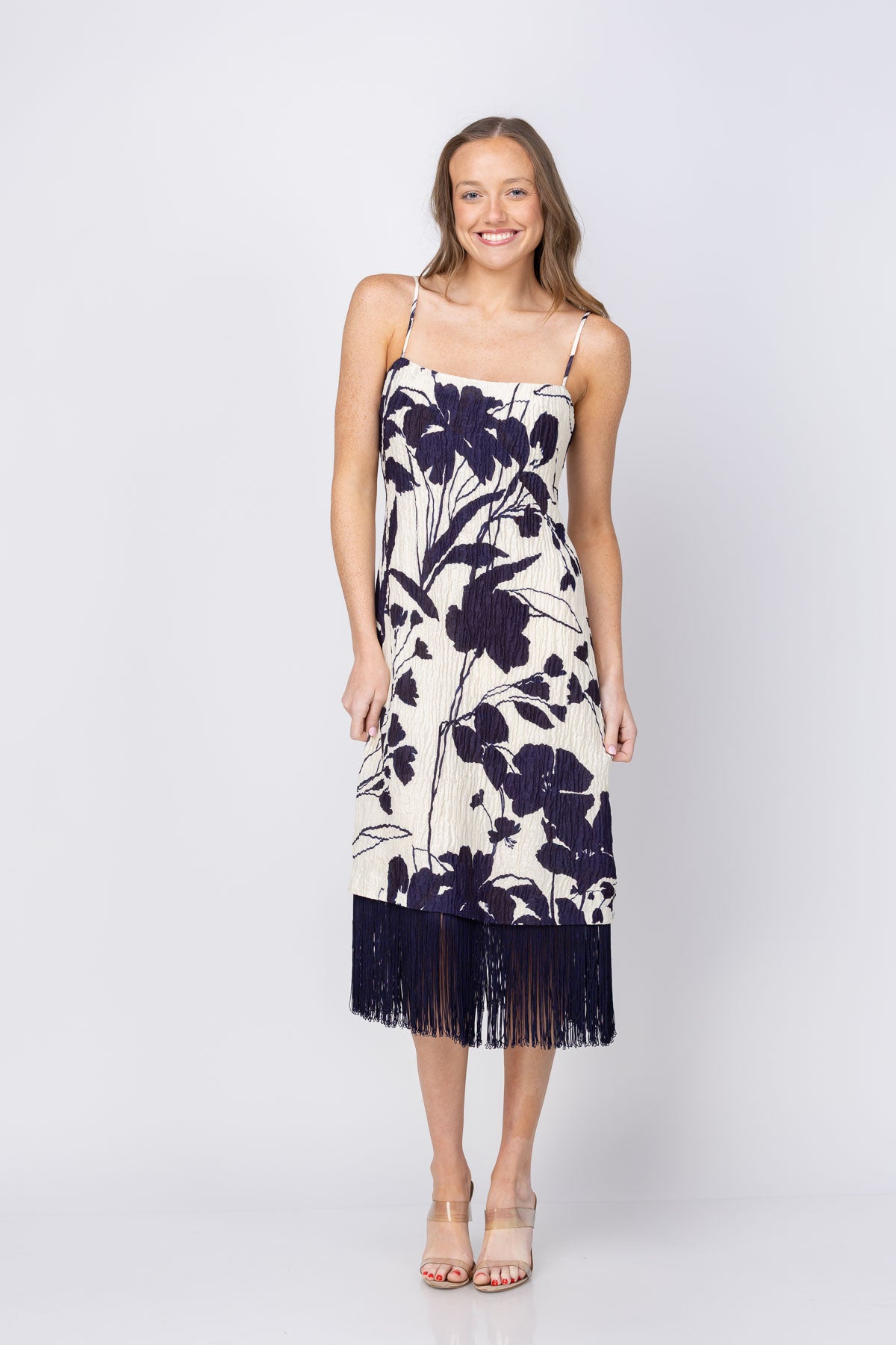 Rita Dress 4 / Botanic Ivory