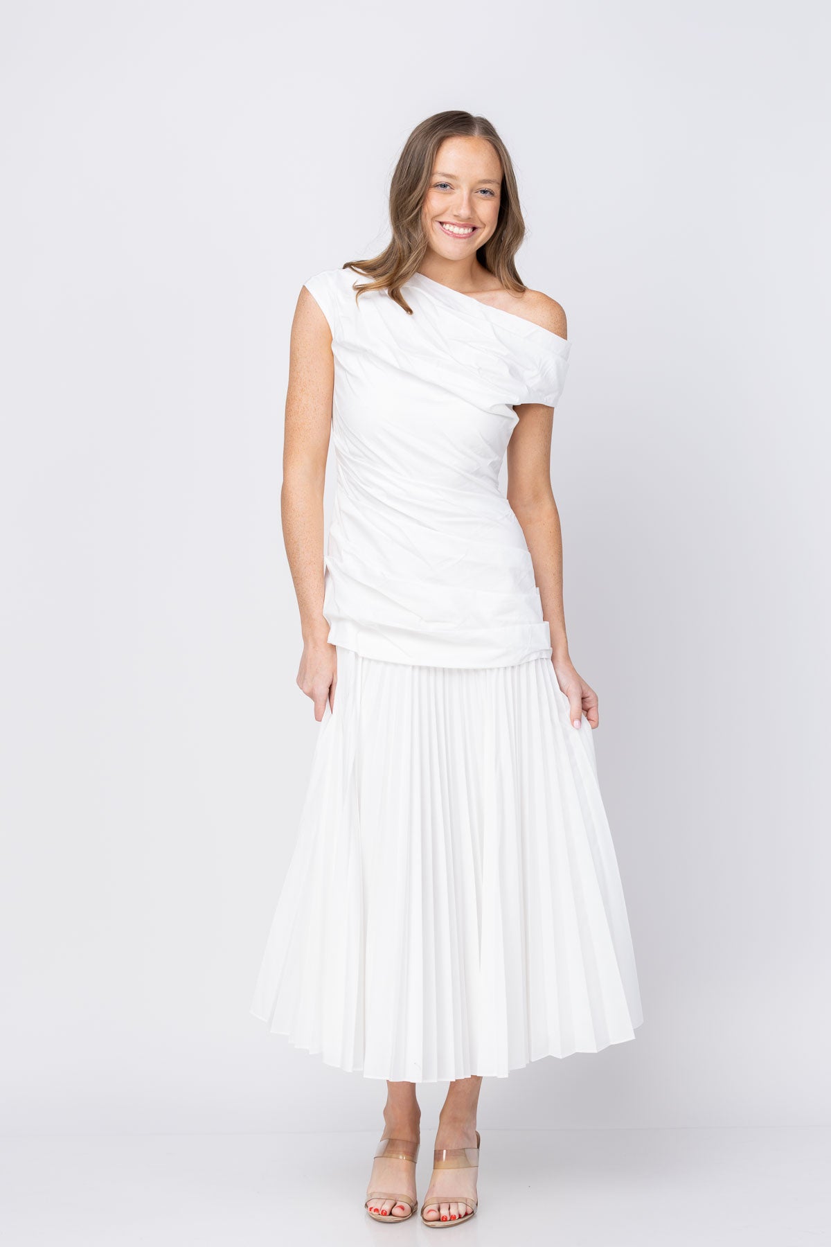 Simkhai Ammalie Midi Dress in White