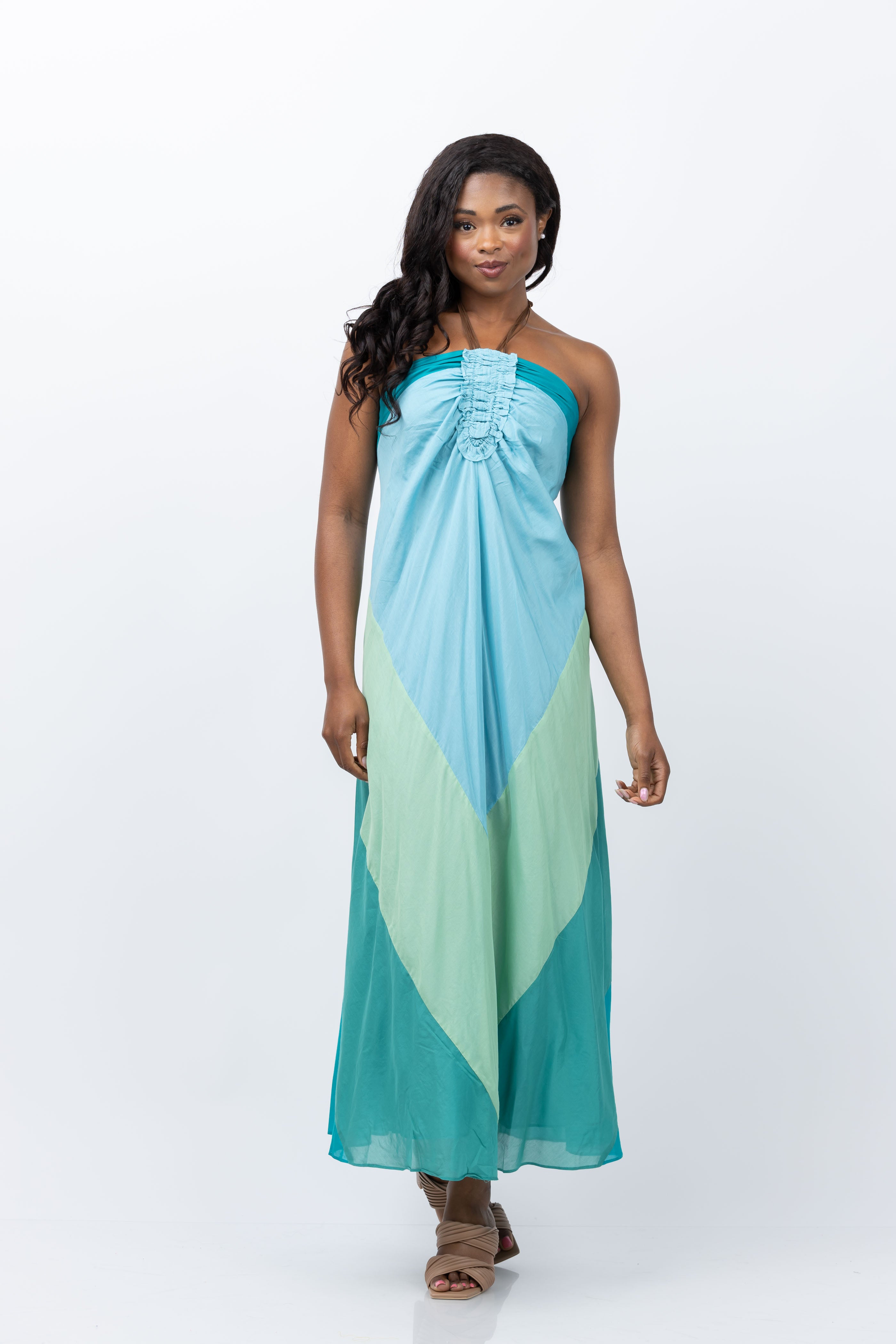 women's aqua dresses Xirena Mayla Dress In Aqua Wave