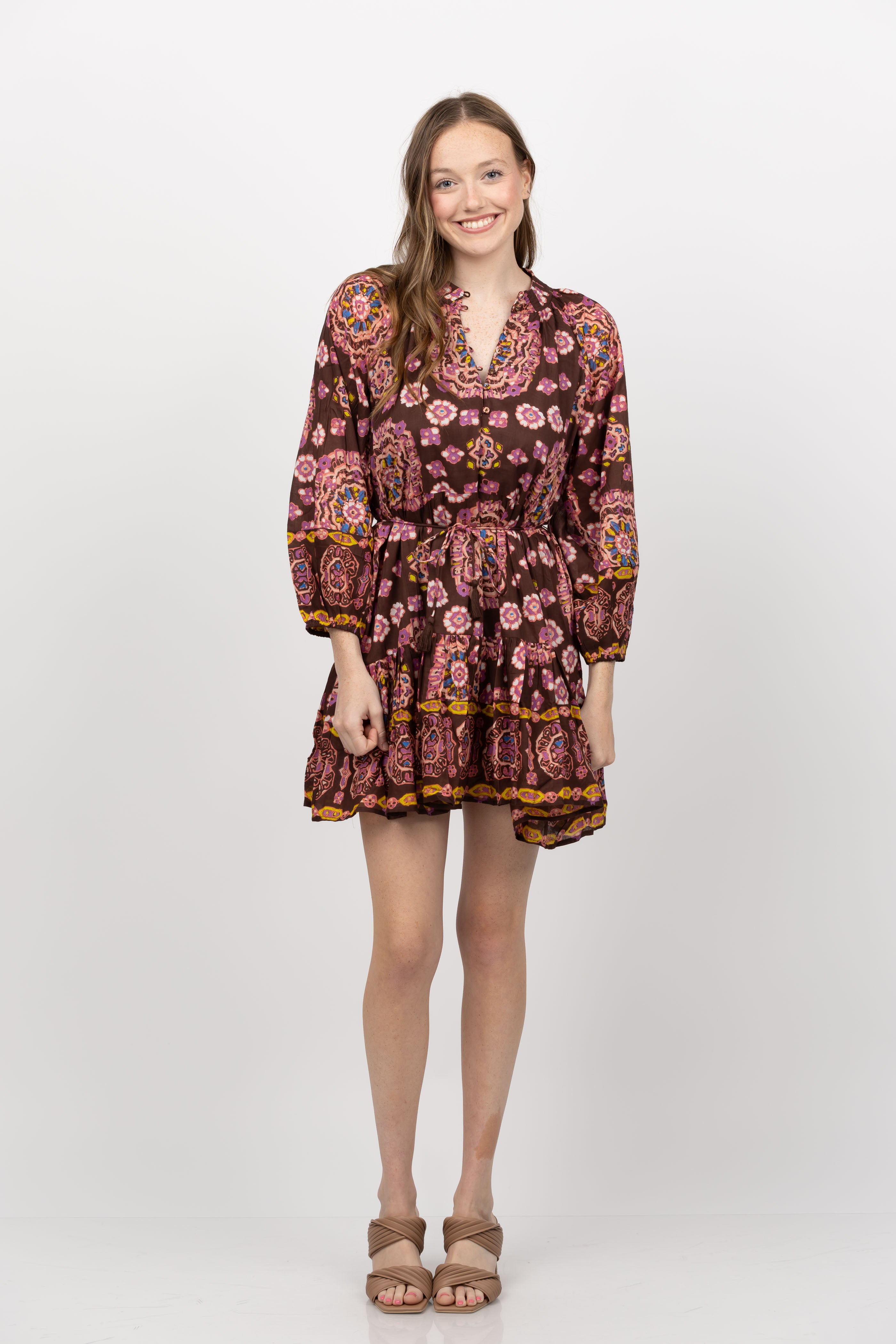 Cleobella Eliva Mini Dress in Avalon Print