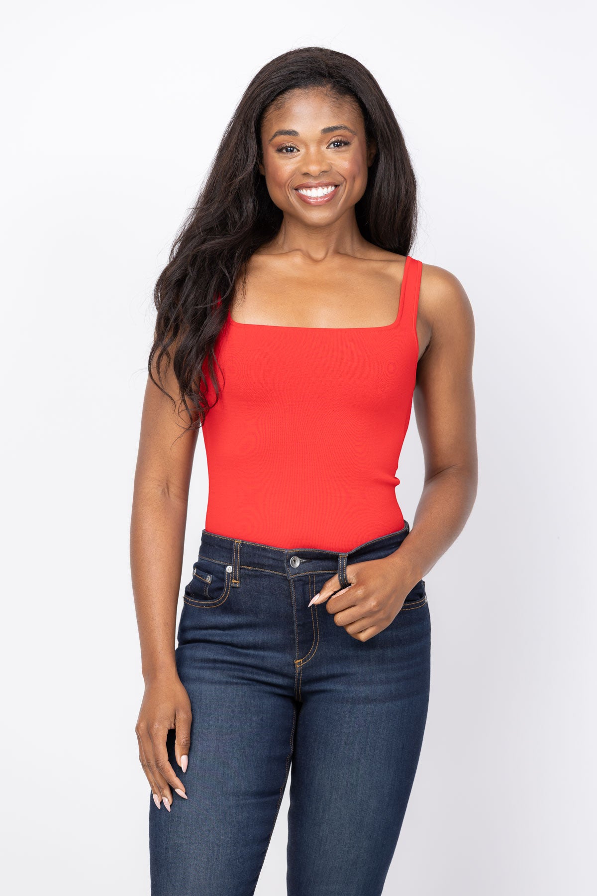 Alice + Olivia Devin Side Panel Tank