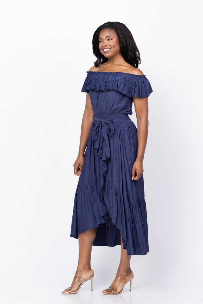 Ramy Brook Gloria Dress in Spring Navy